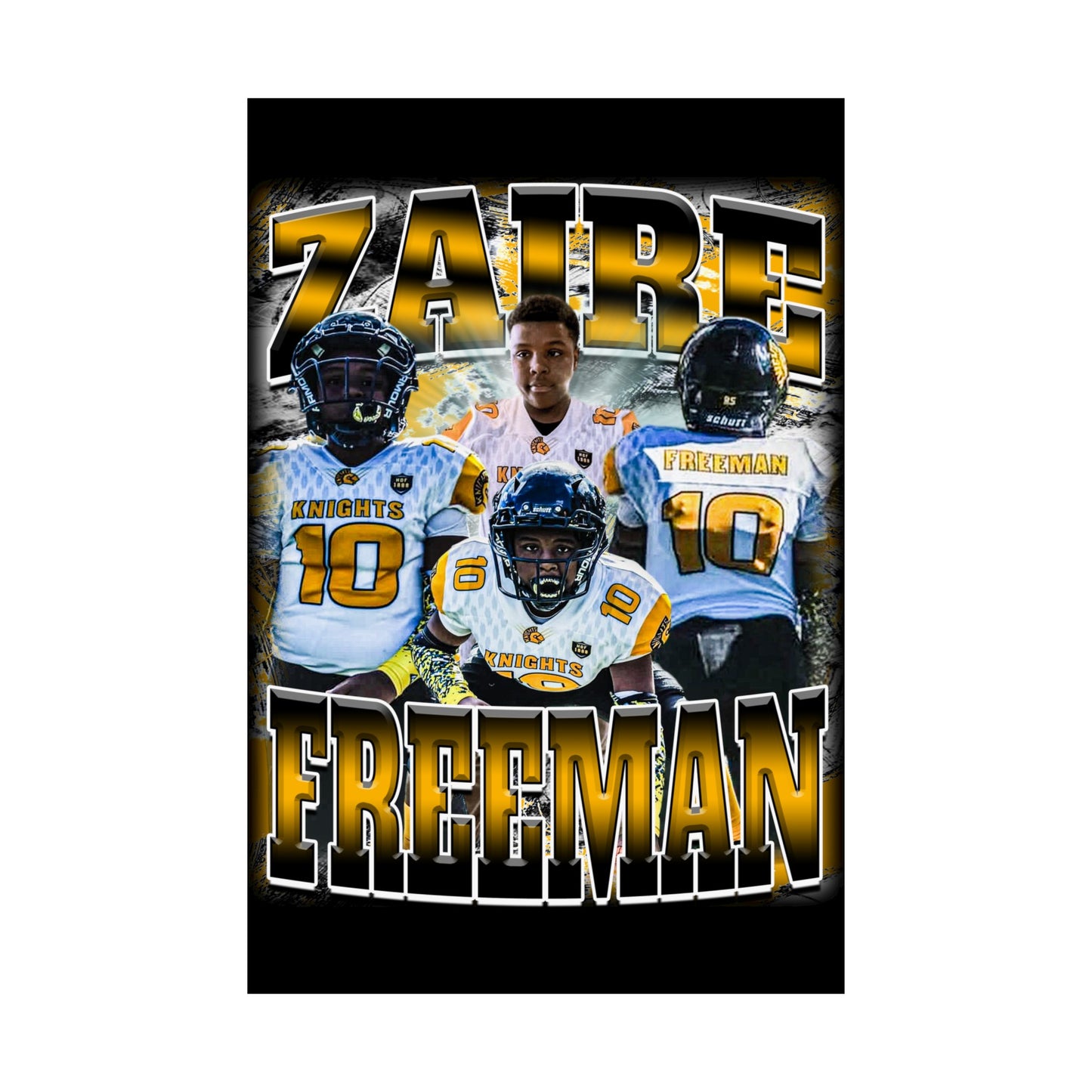 Zaire Freeman Poster 24" x 36"