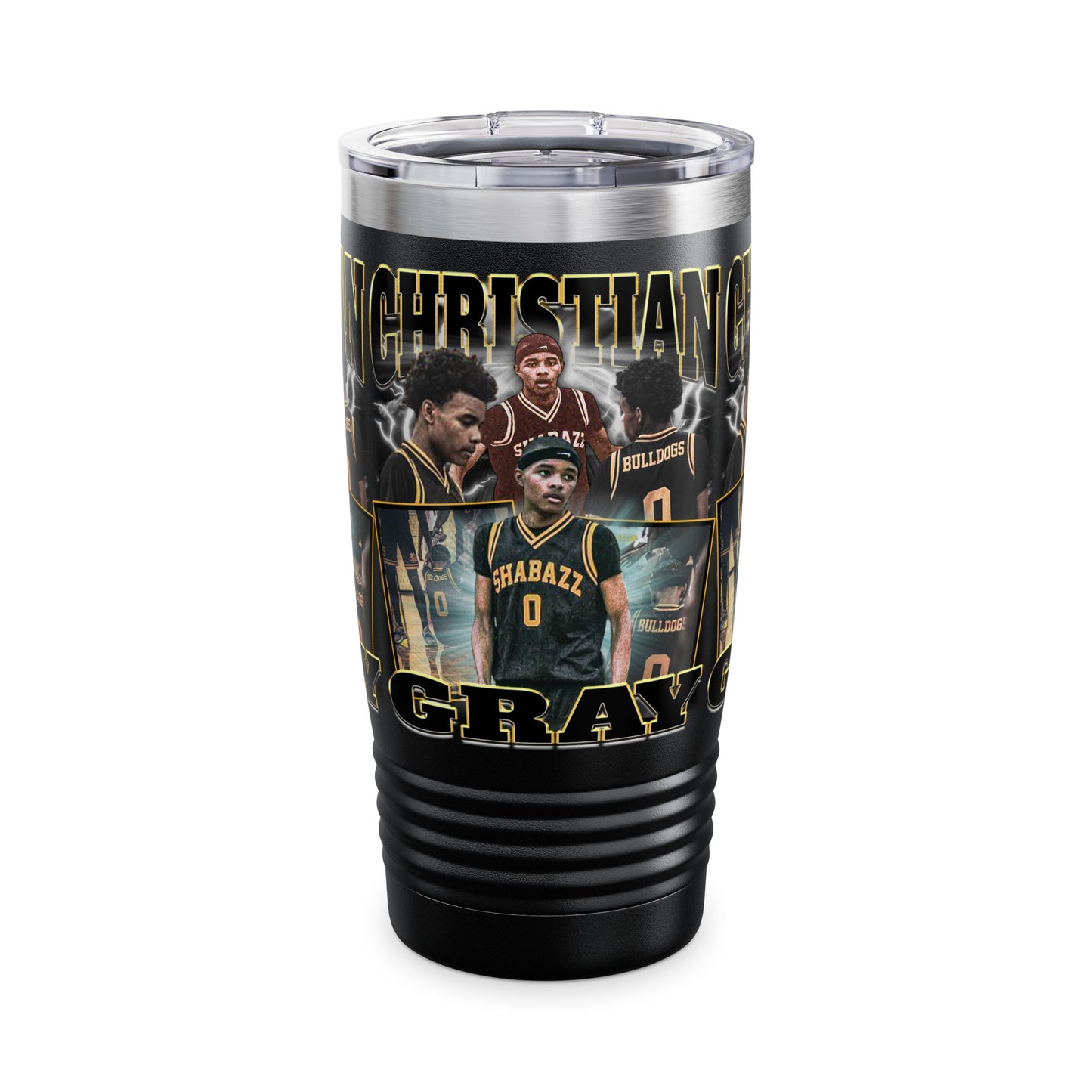 Christian Gray Stainless Steel Tumbler