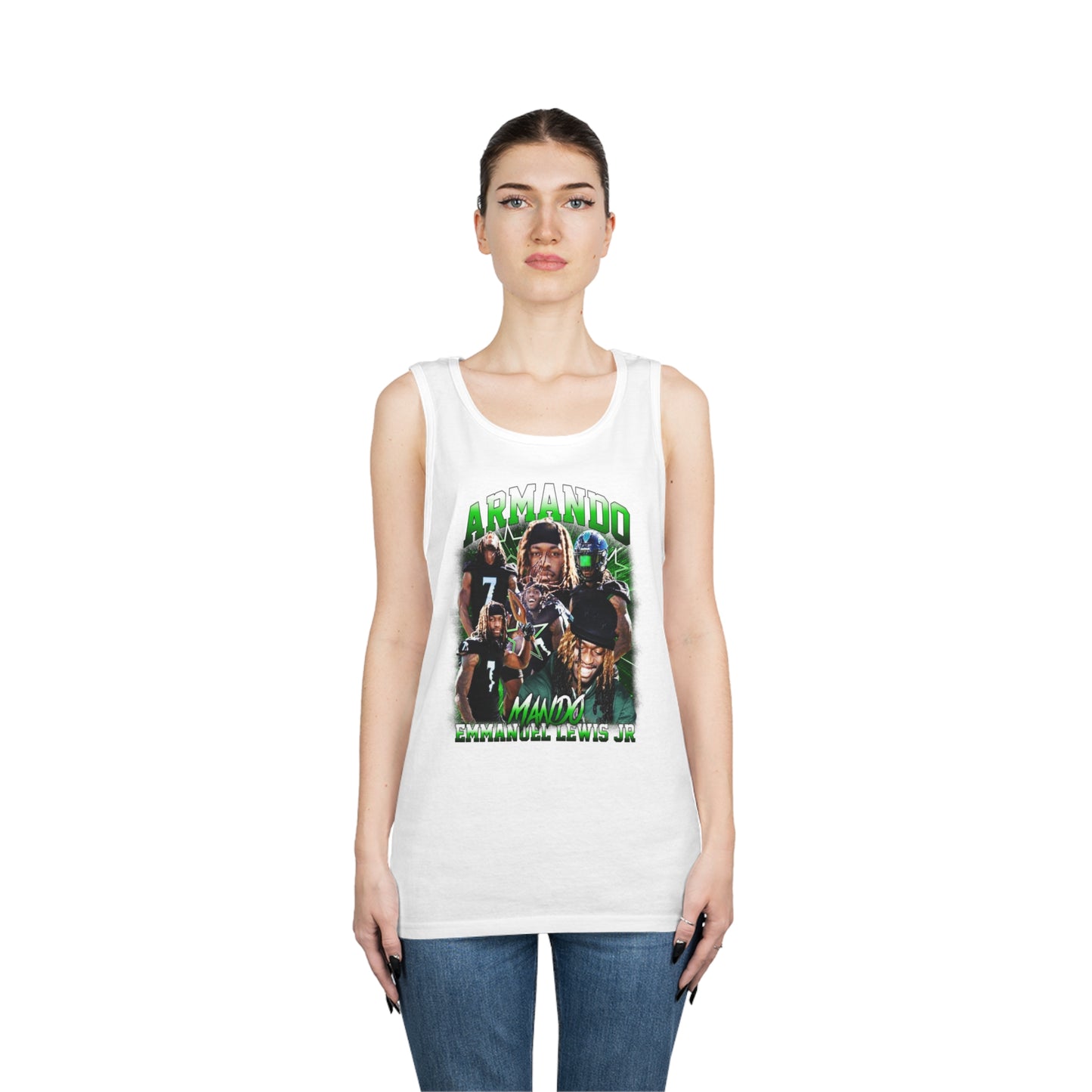 Armando Emmanuel Lewis Jr Heavy Cotton Tank Top