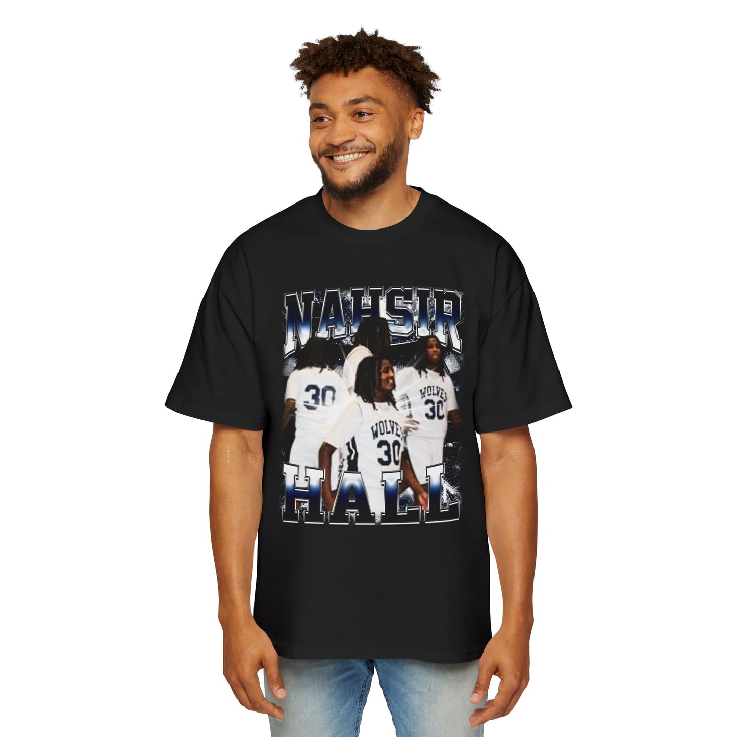 Nahsir Hall Oversized Retro Tee