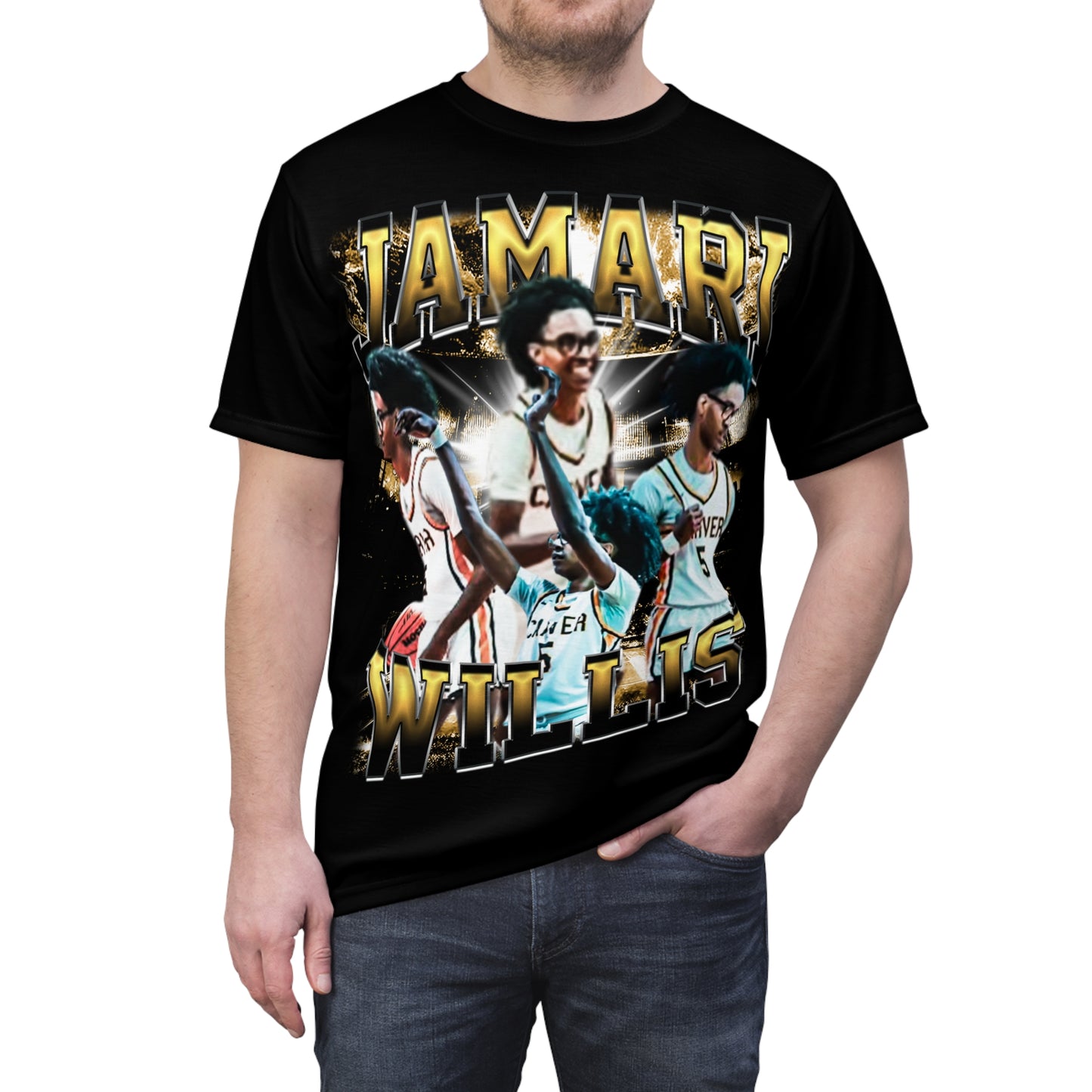Jamari Willis Vintage Full Print Tee