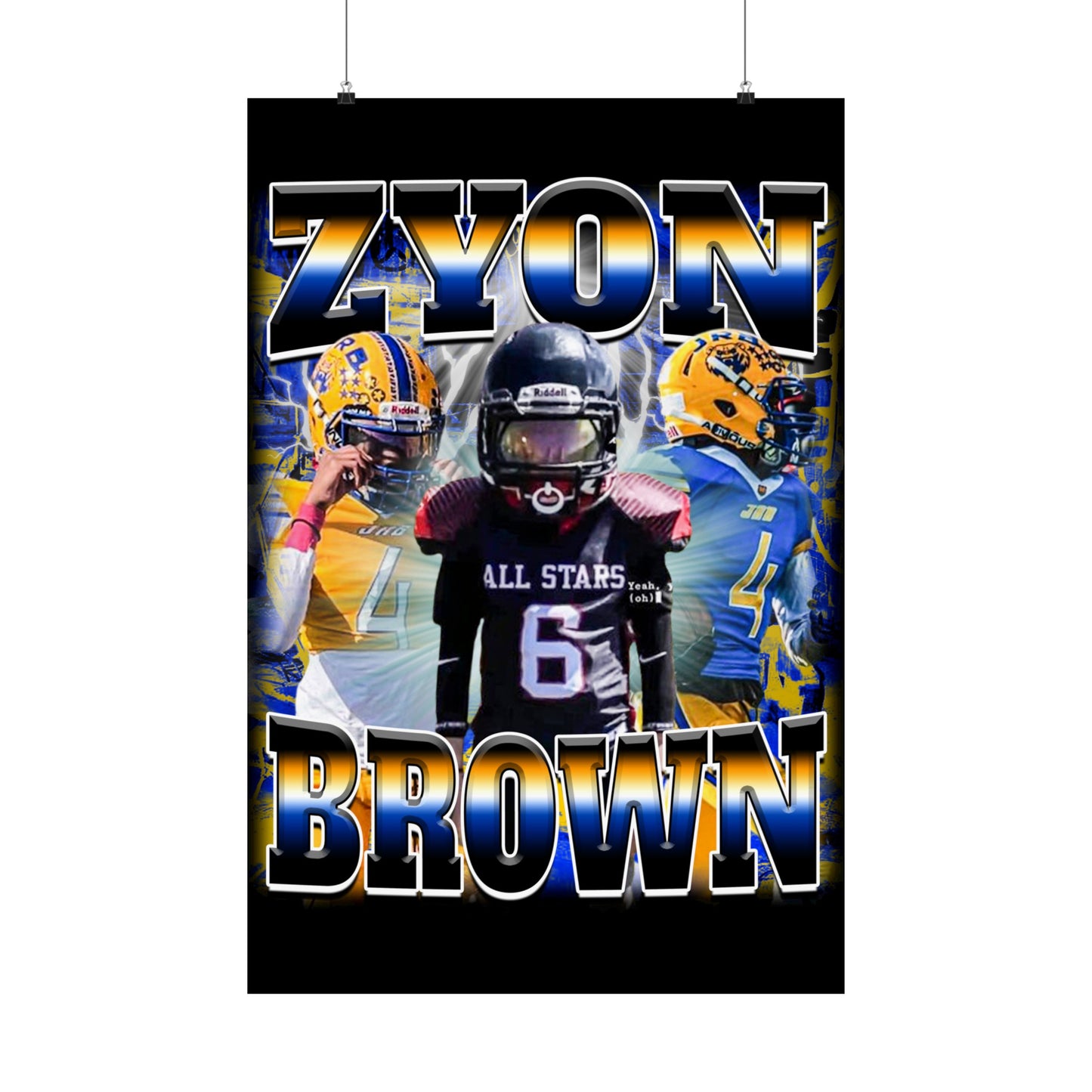 Zyon Brown Poster 24" x 36"