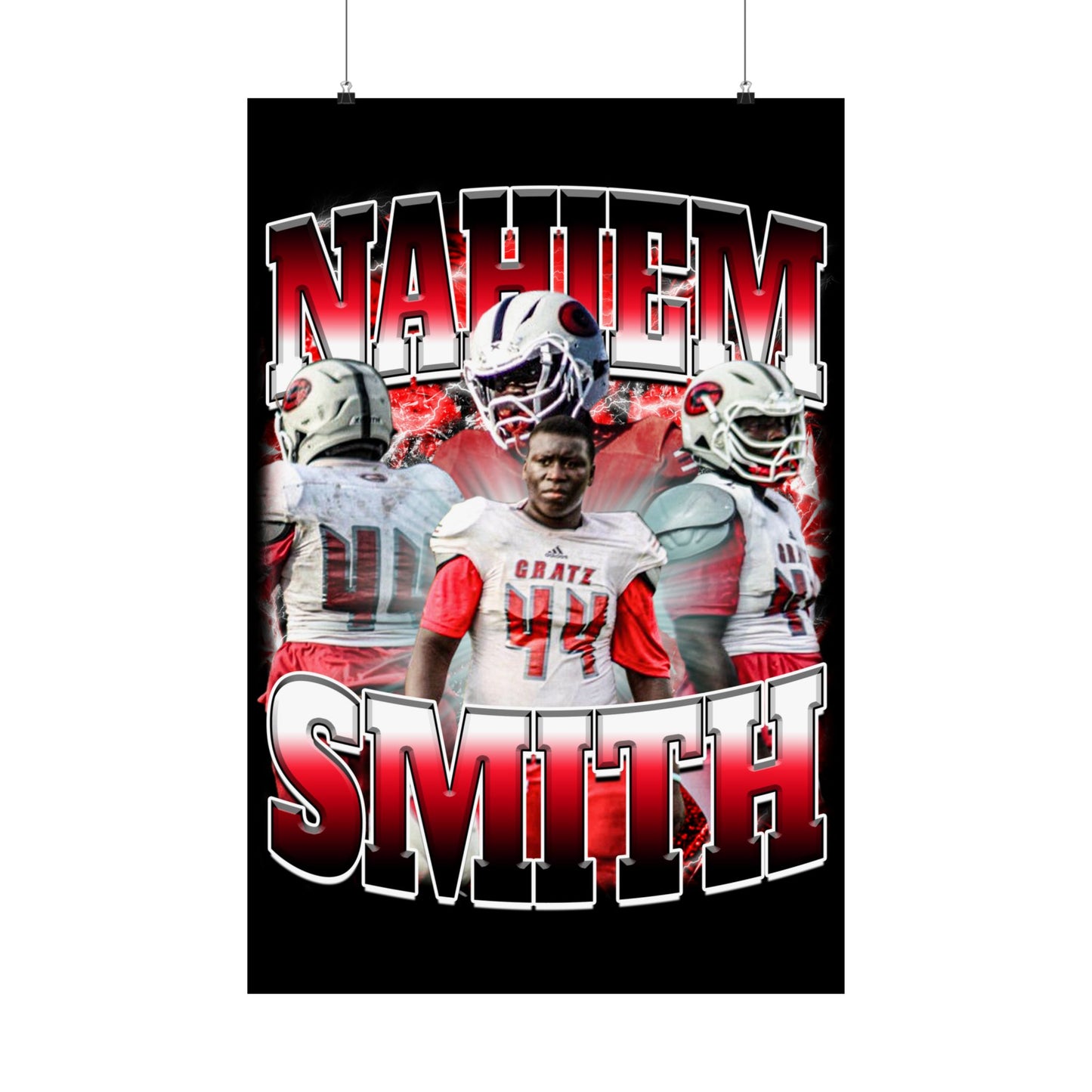 Nahiem Smith Poster 24" x 36"