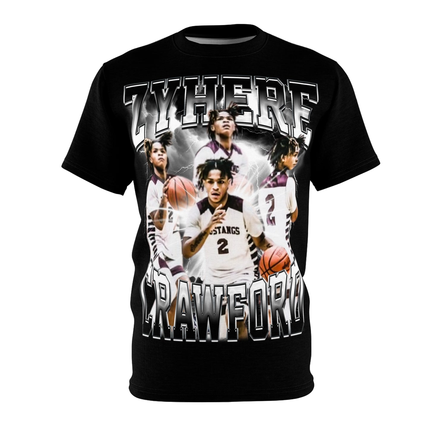 Zyhere Crawford Vintage Full Print Tee