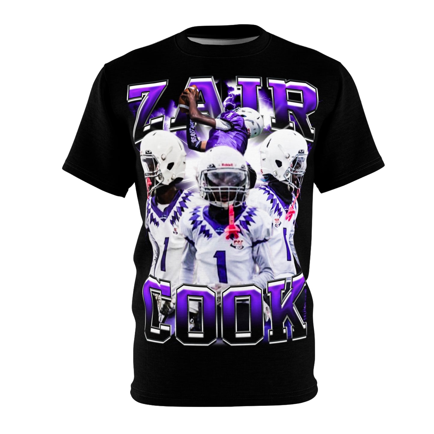 Zair Cook Vintage Full Print Tee