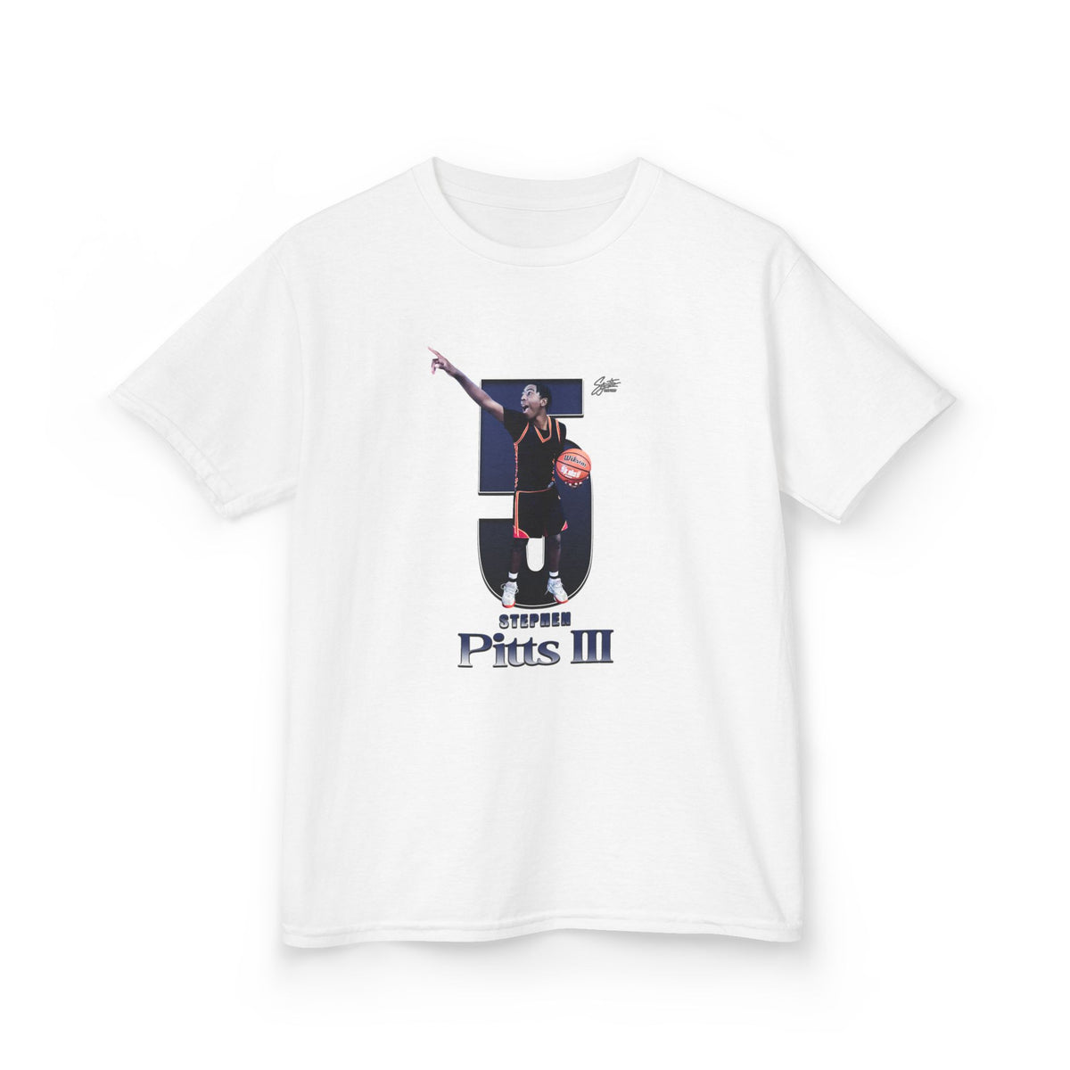 Stephen Pitts lll Youth Heavy Cotton Tee