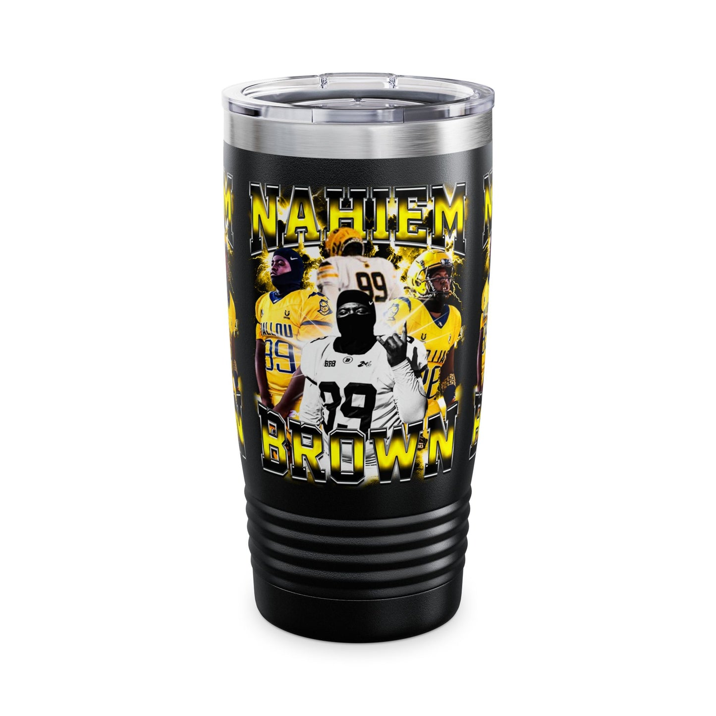Nahiem Brown Stainless Steel Tumbler