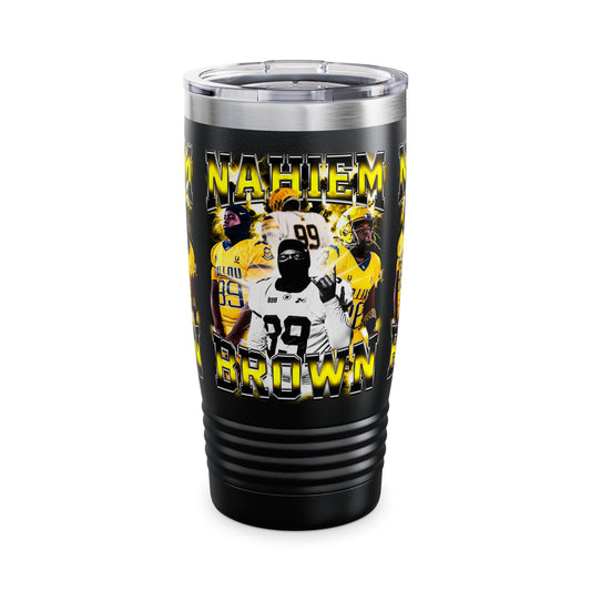 Nahiem Brown Stainless Steel Tumbler