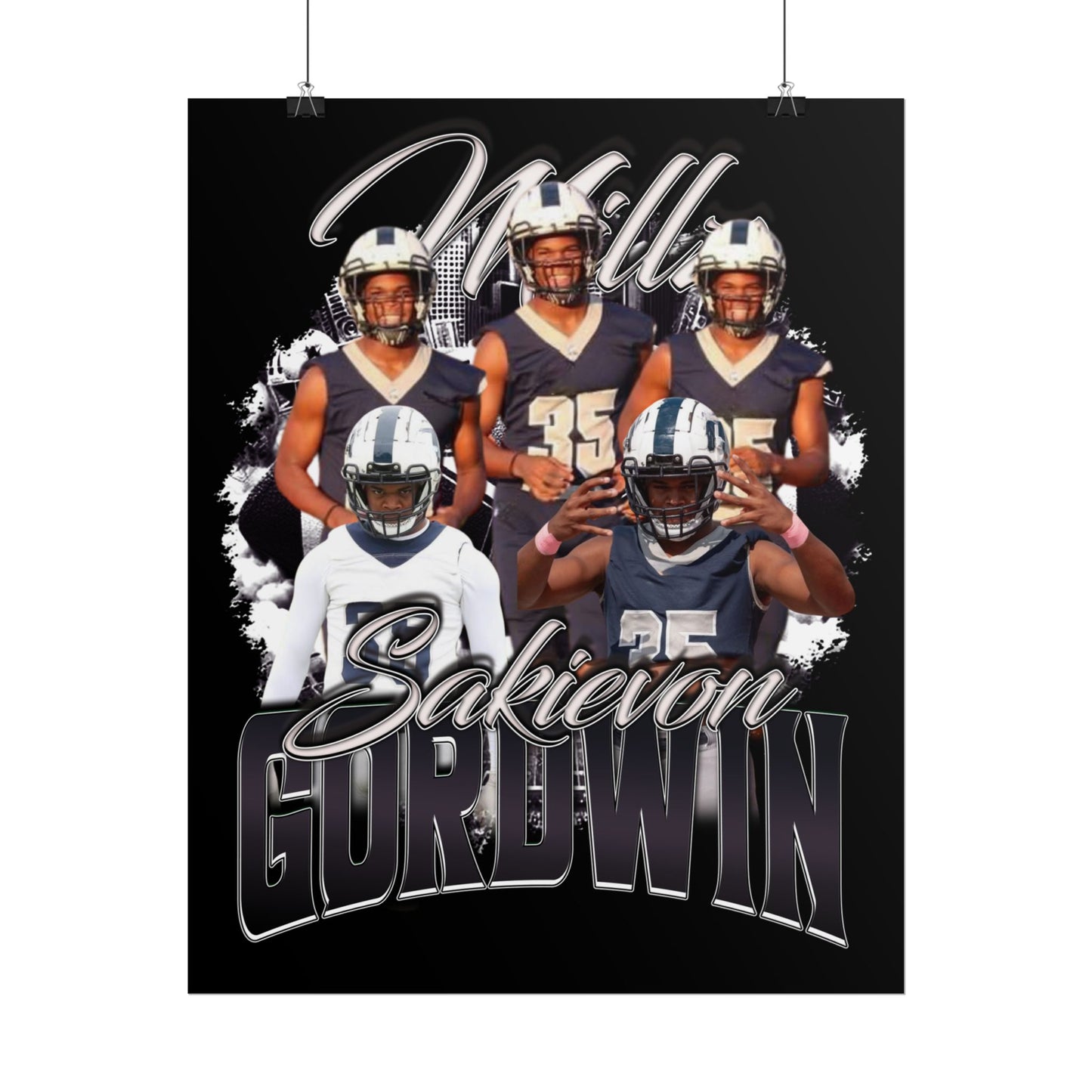 Sakievon Gordwin Poster