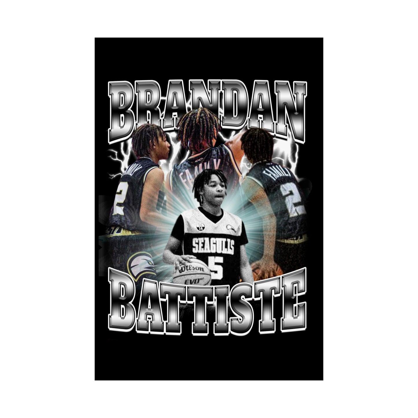 Brandan Battiste Poster 24" x 36"