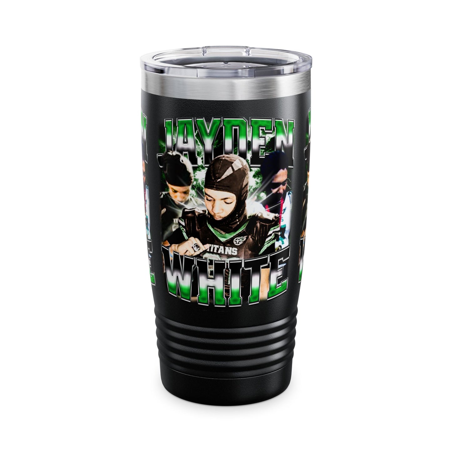 Jayden White Stainless Steel Tumbler