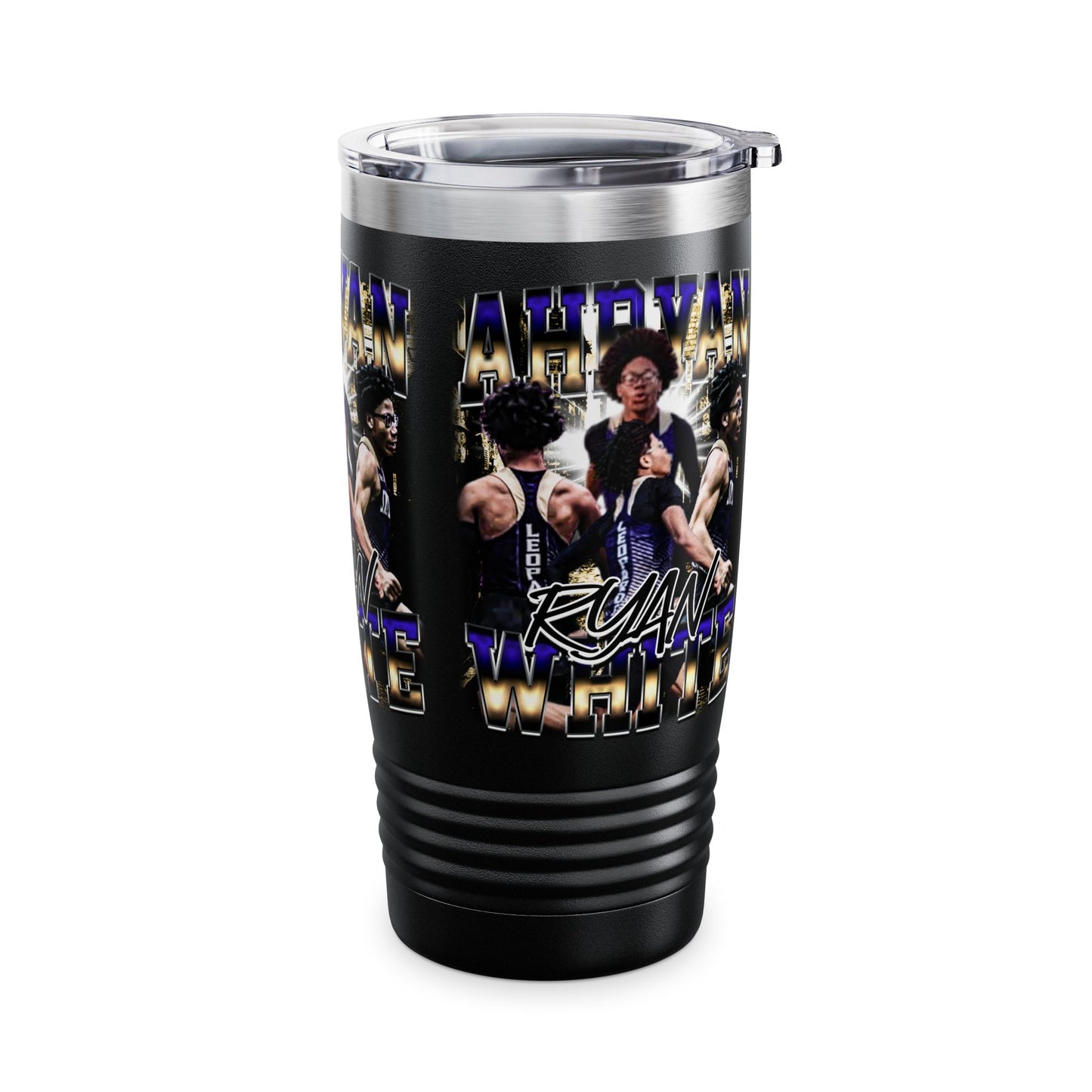 Ahryan White Stainless Steal Tumbler
