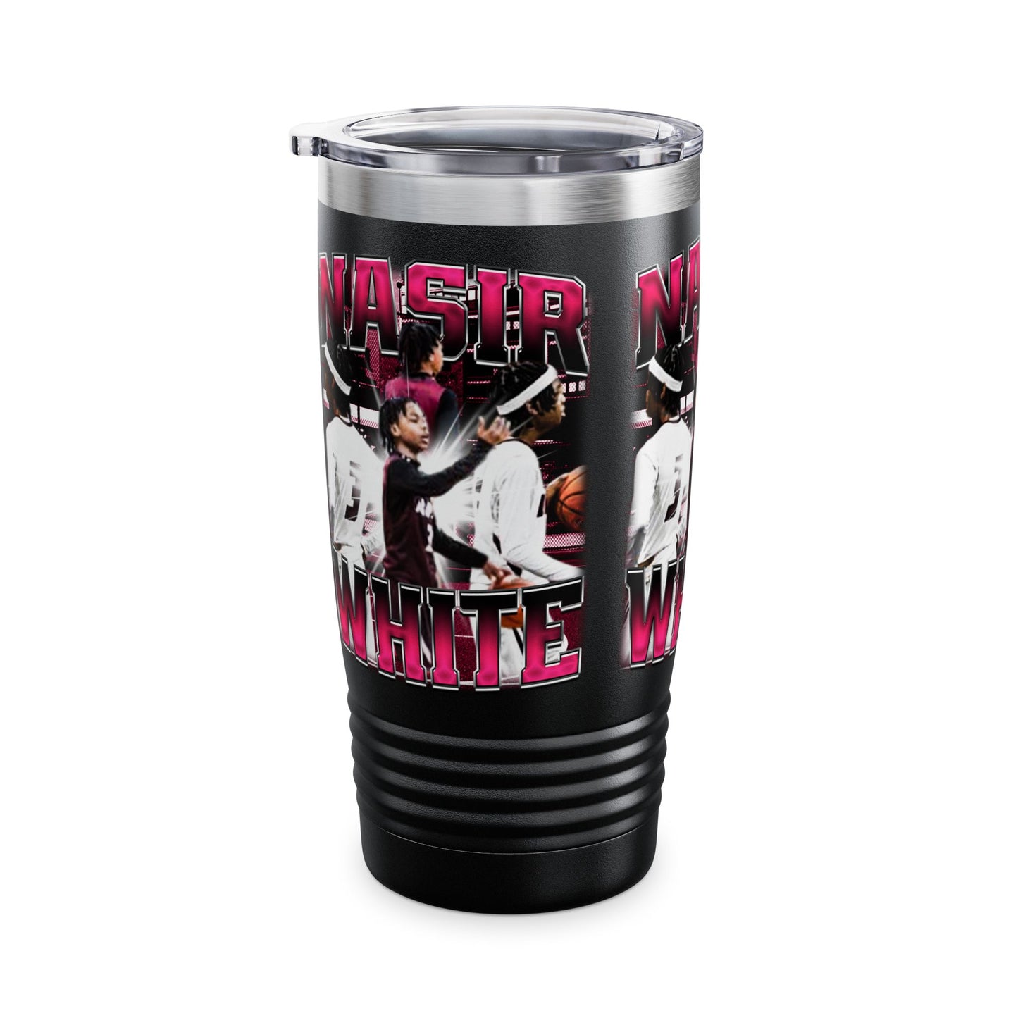 Nasir White Stainless Steal Tumble