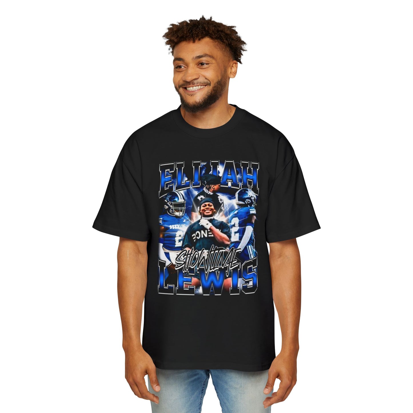 Elijah Lewis Oversized Retro Tee
