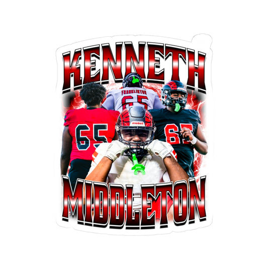 Kenneth Middleton  Kiss-Cut Stickers