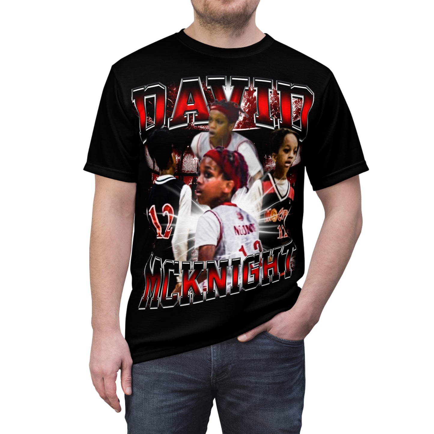 David Mcknight Vintage Full Print Tee