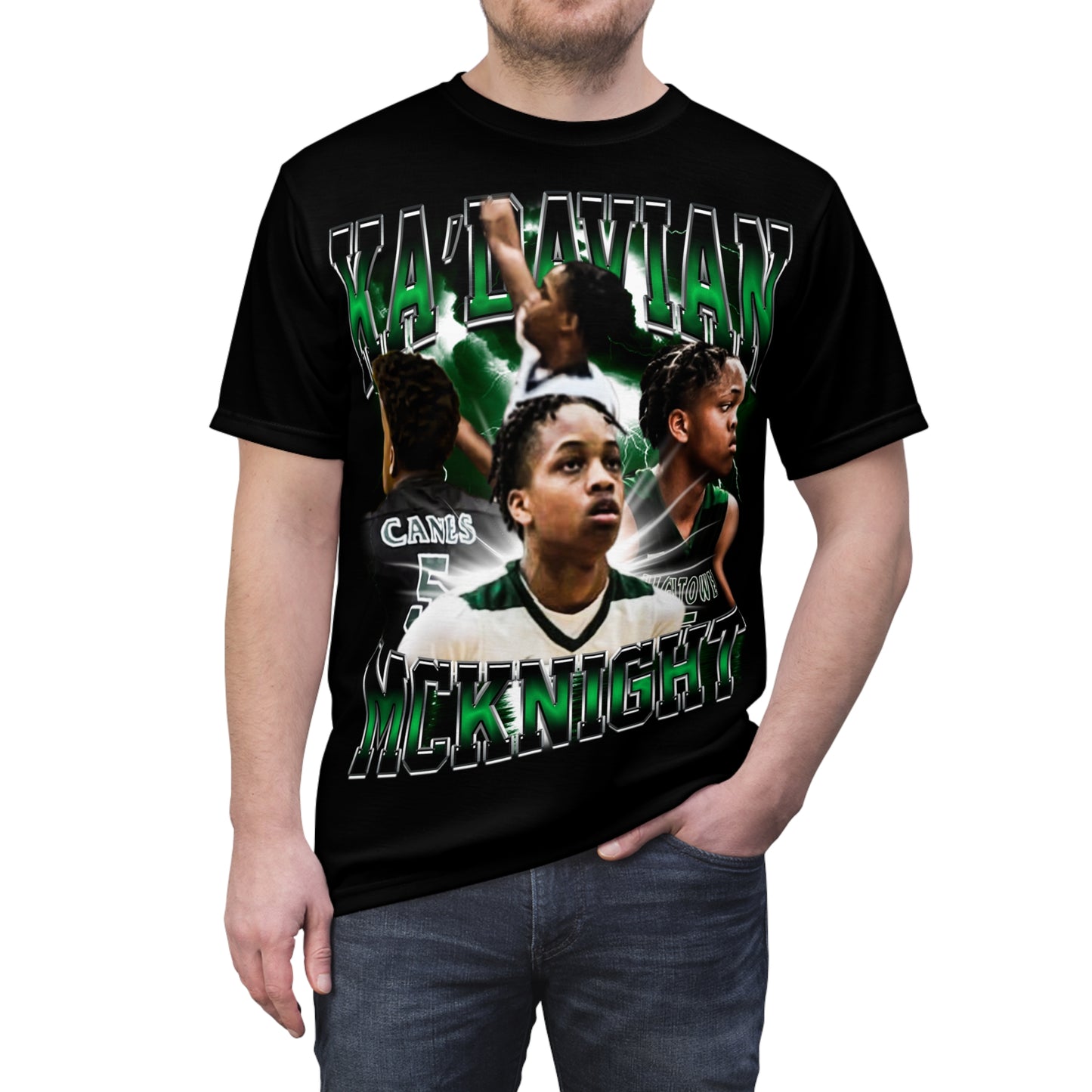 Ka'davian Mcknight Vintage Full Print Tee