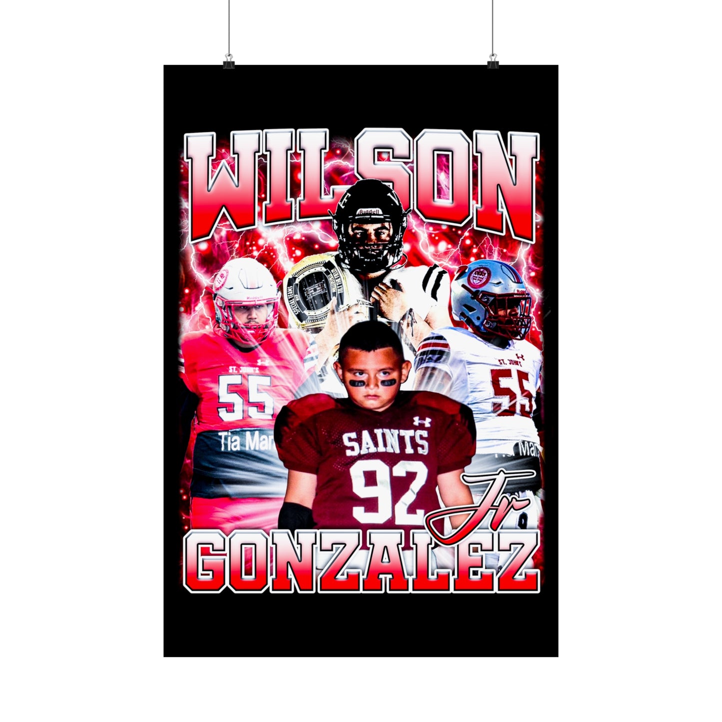 Wilson Gonzalez Jr Poster 24" x 36"