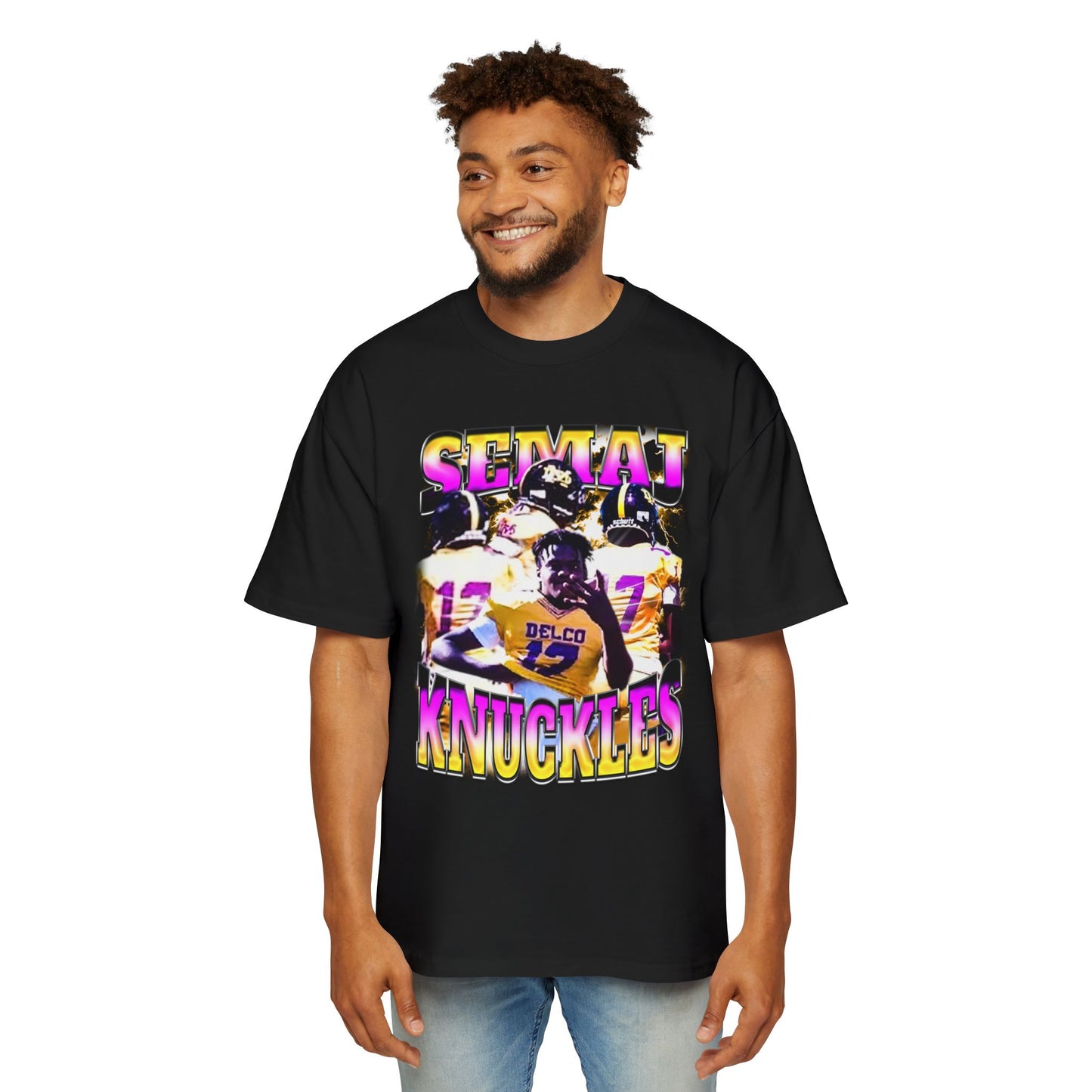 Semaj Knuckles Oversized Retro Tee