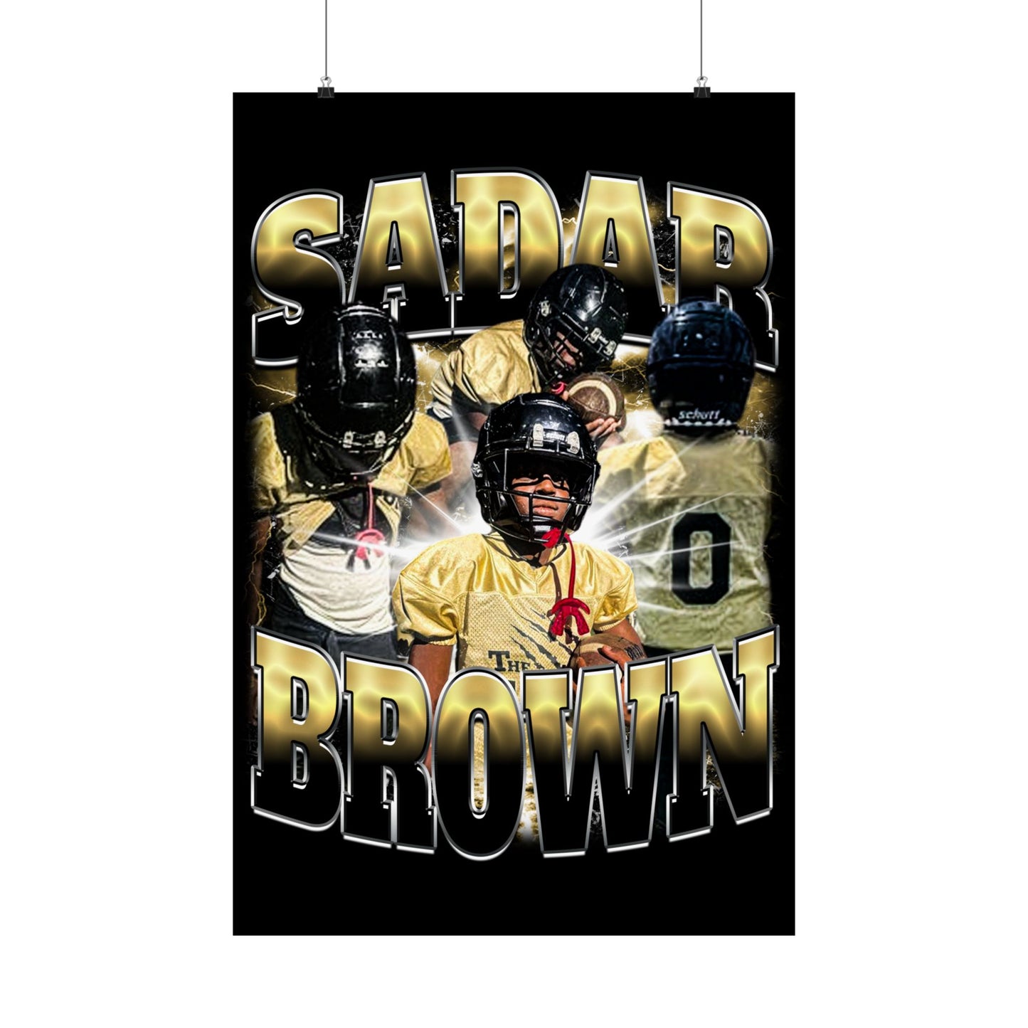 Sadar Brown Poster 24" x 36"