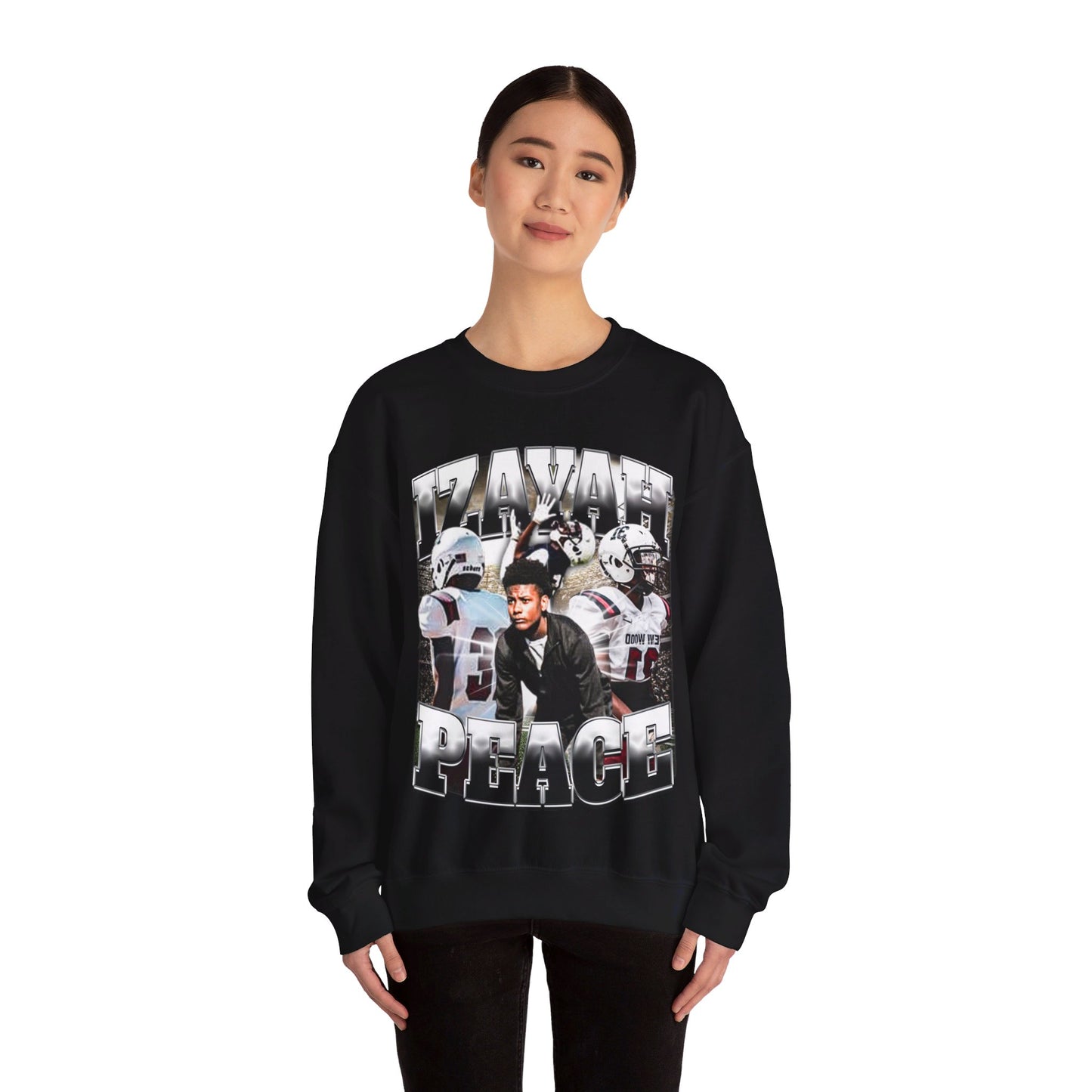 Izayah peace Crewneck Sweatshirt