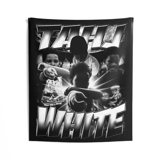 Tahj White Tapestry 50” x 60”
