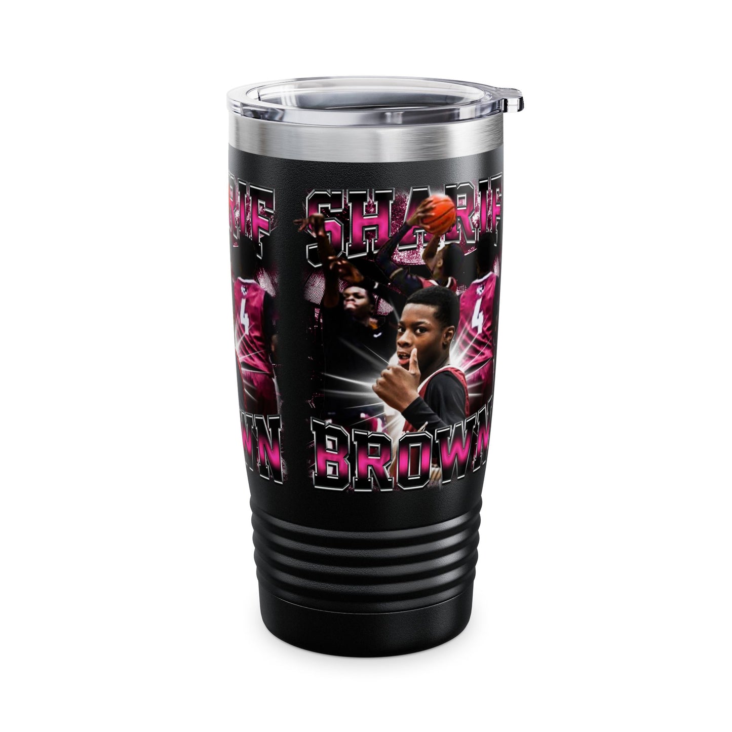 Sharif Brown Stainless Steel Tumbler