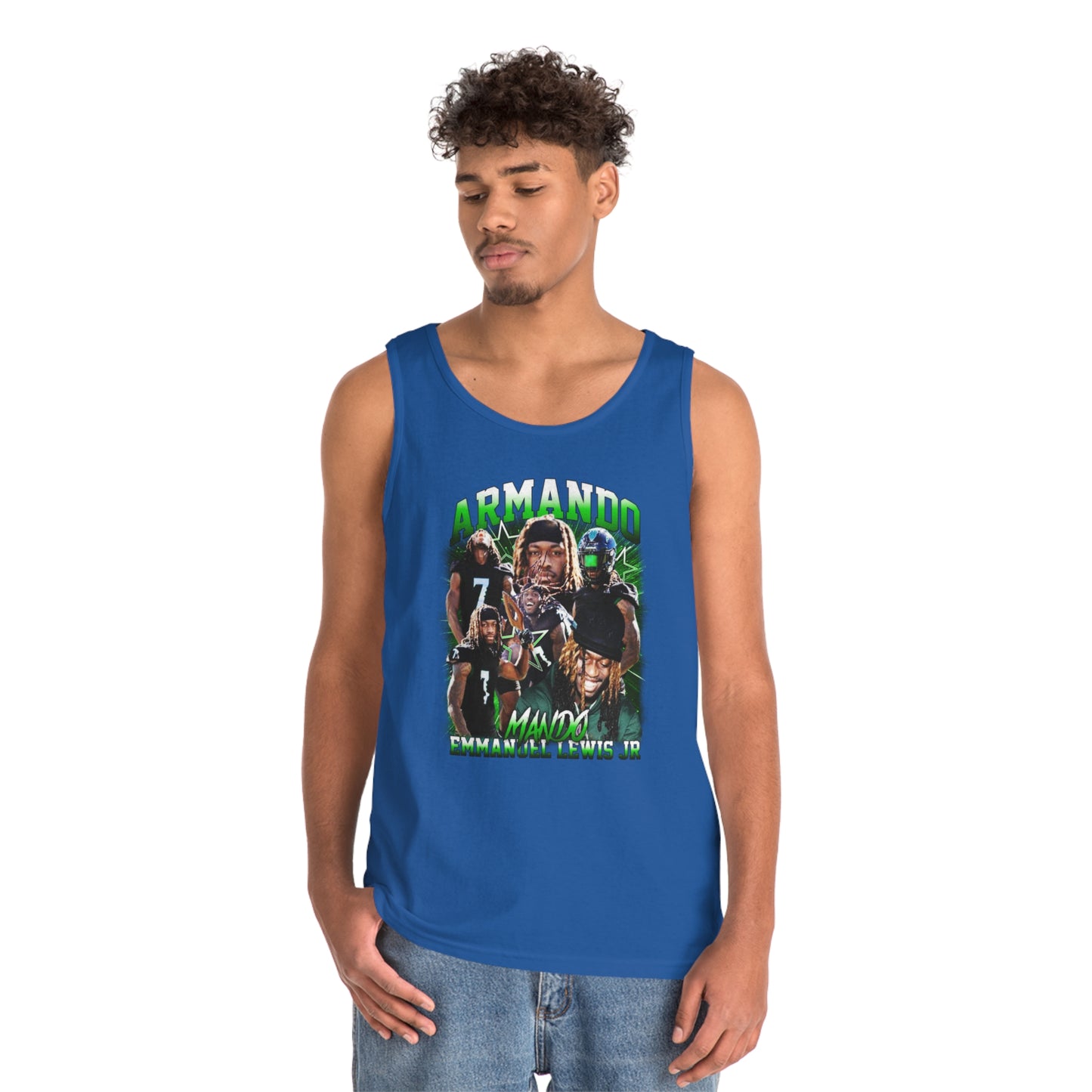 Armando Emmanuel Lewis Jr Heavy Cotton Tank Top