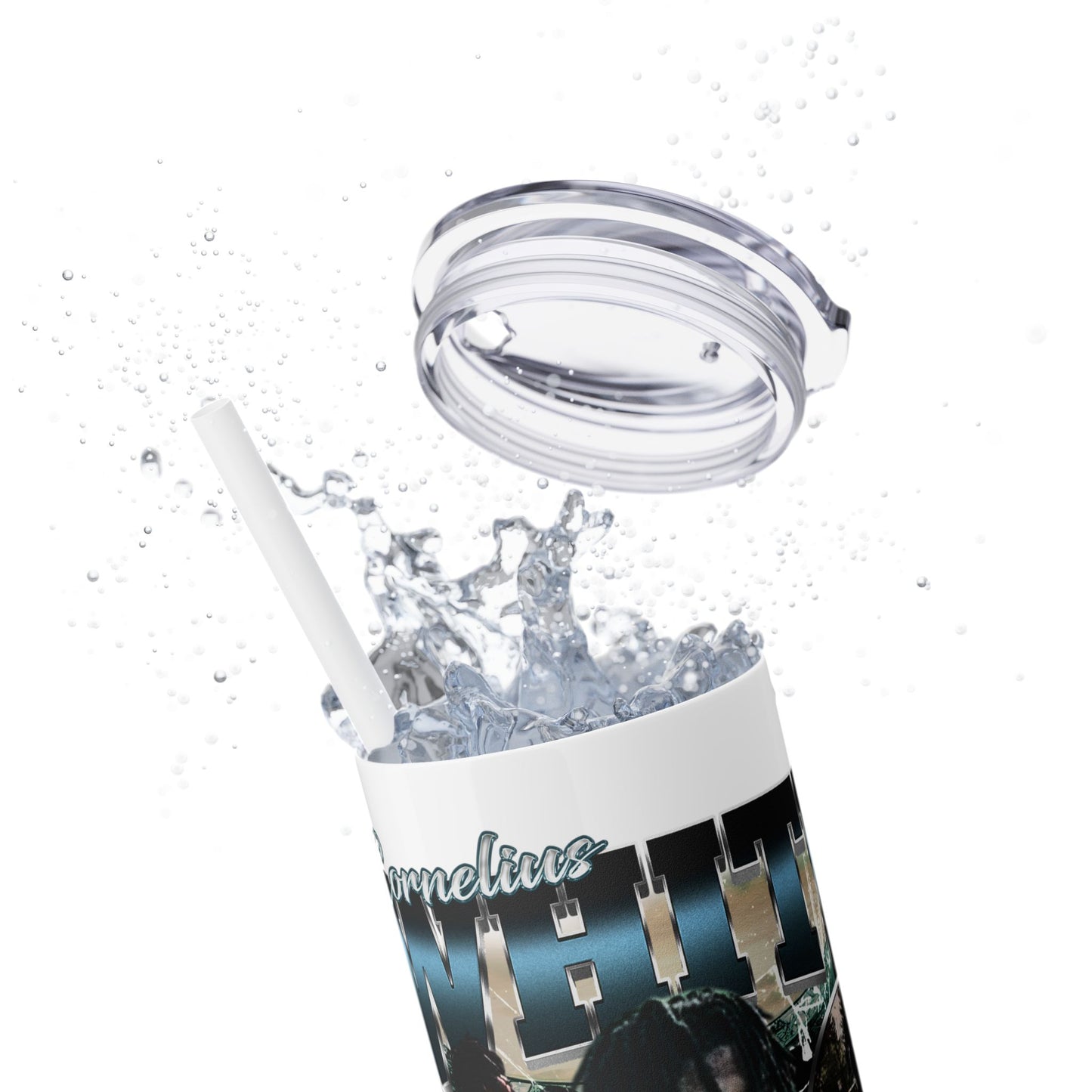 Cornelius White Stainless Steal Tumbler