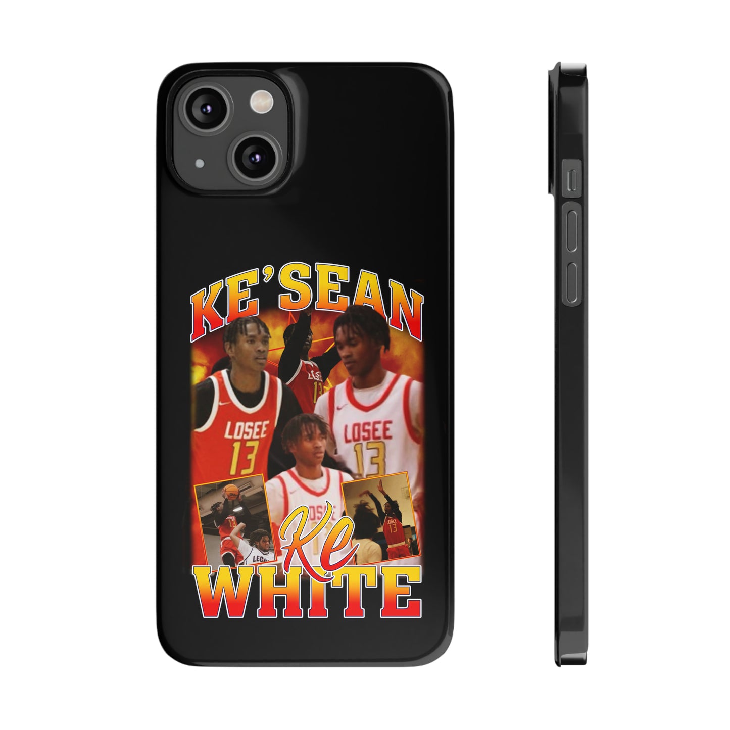 Ke'sean White Phone Case