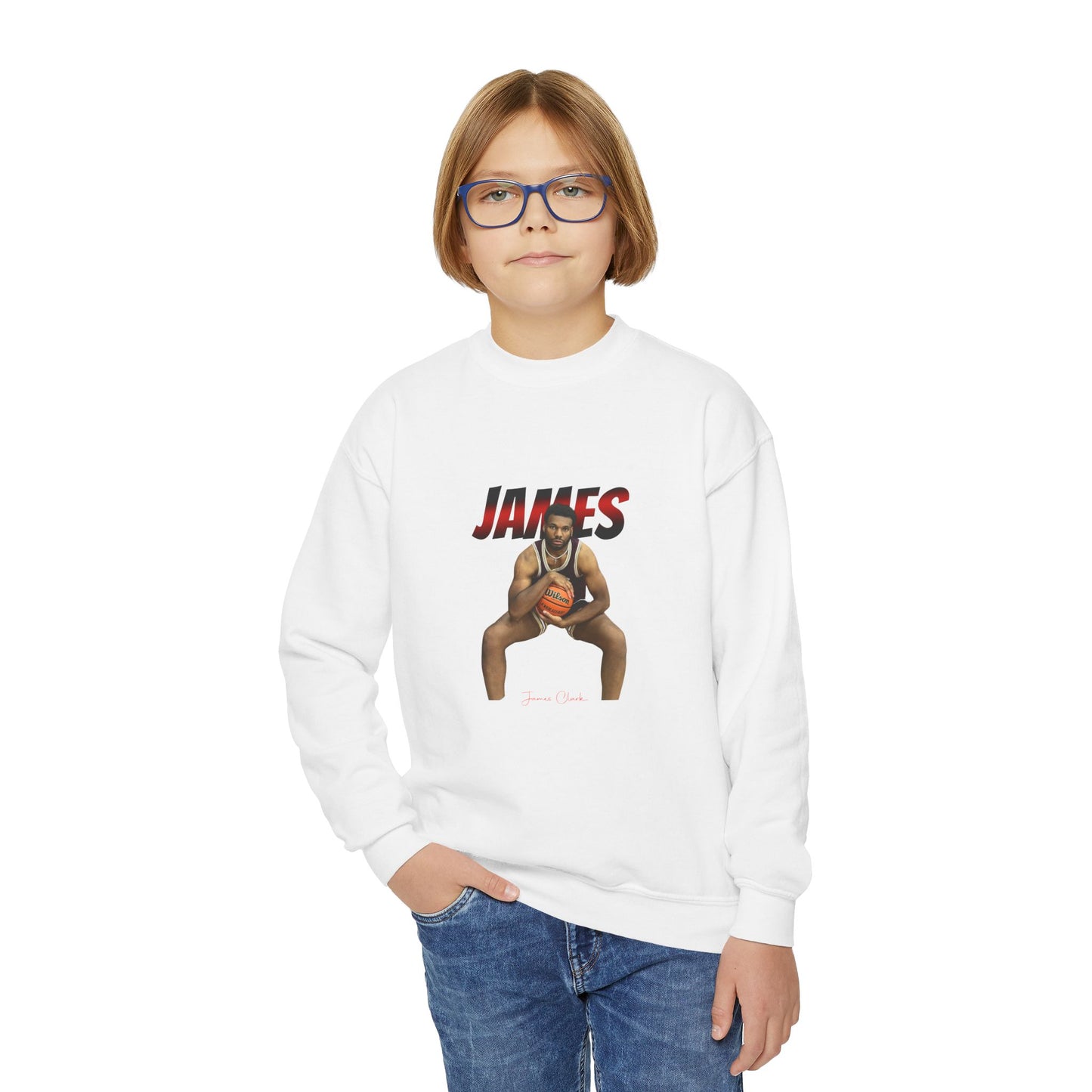 James Clark Youth Crewneck Sweatshirt