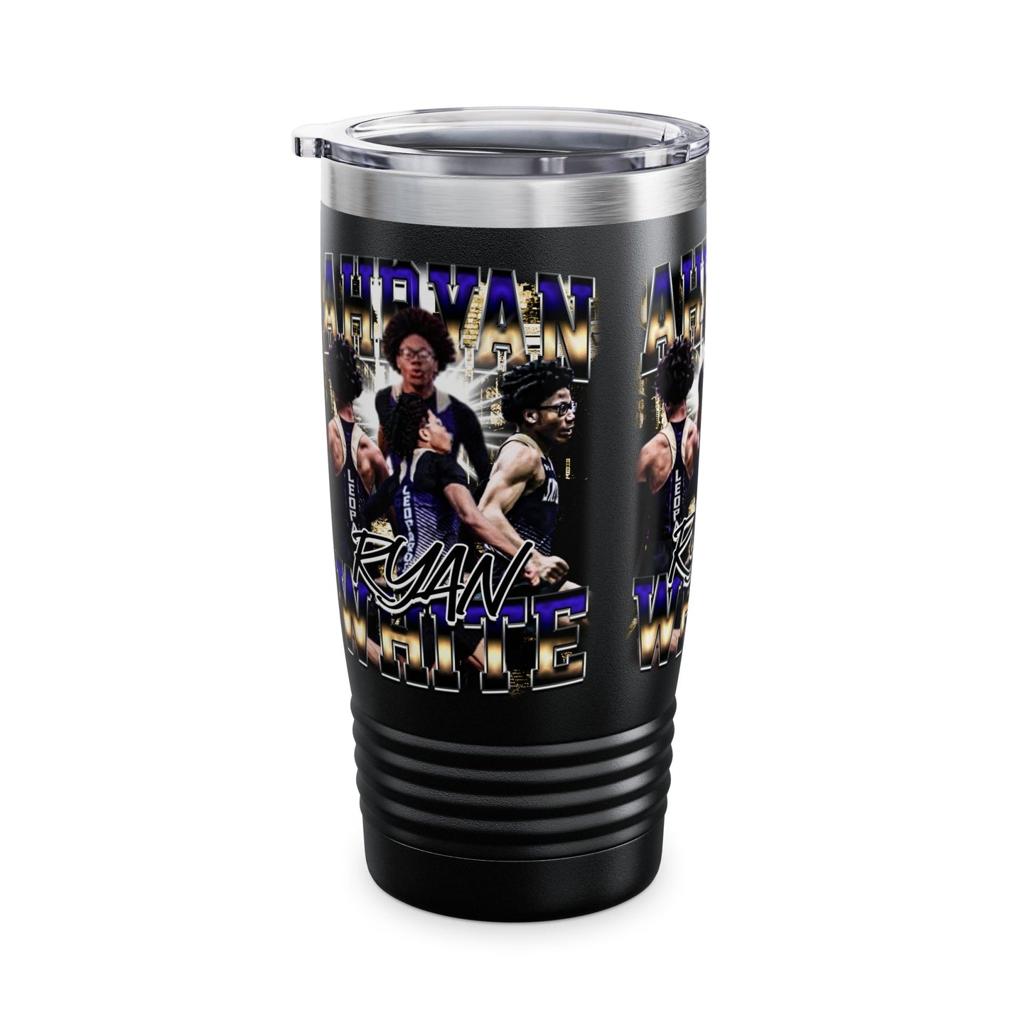 Ahryan White Stainless Steal Tumbler