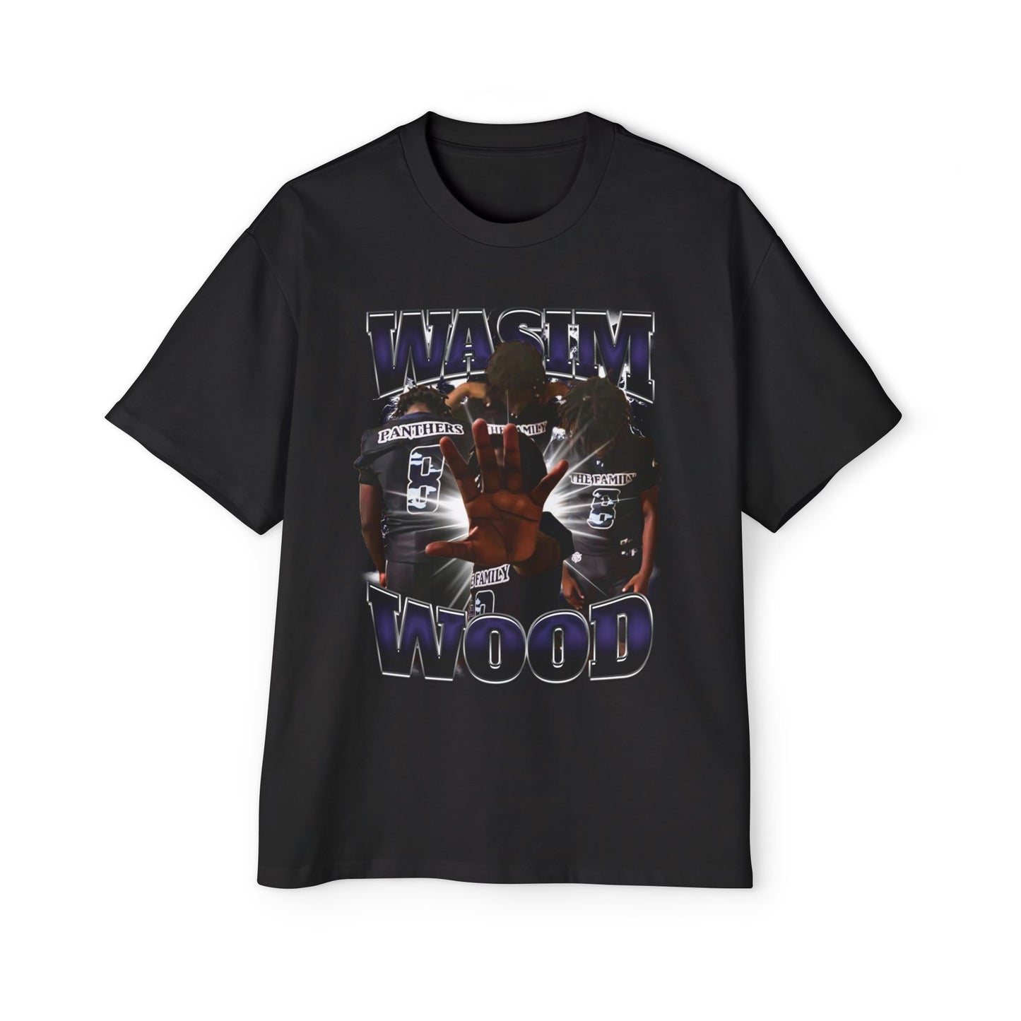 Wasim Wood Oversized Retro Tee