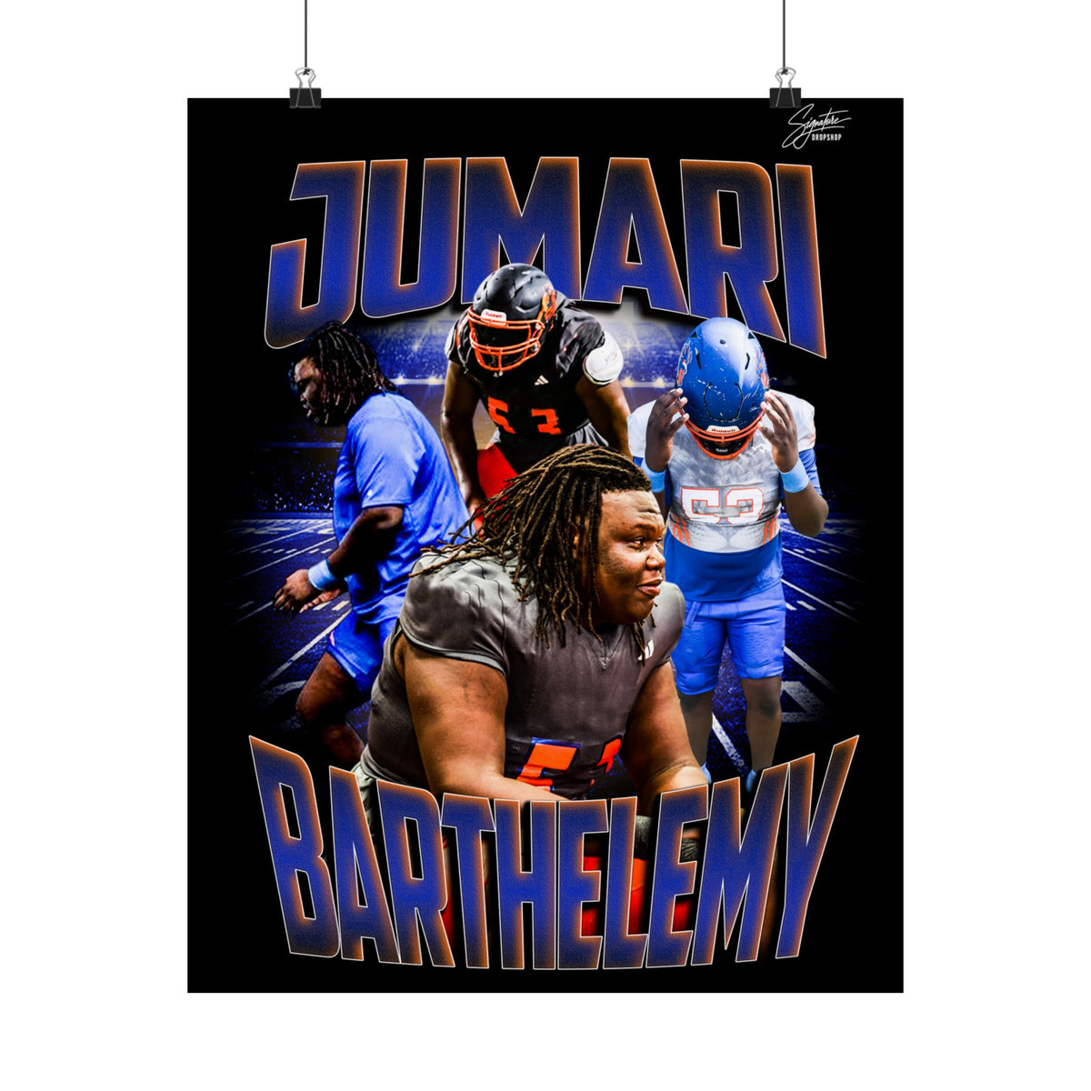 Jumari Barthelemy Poster