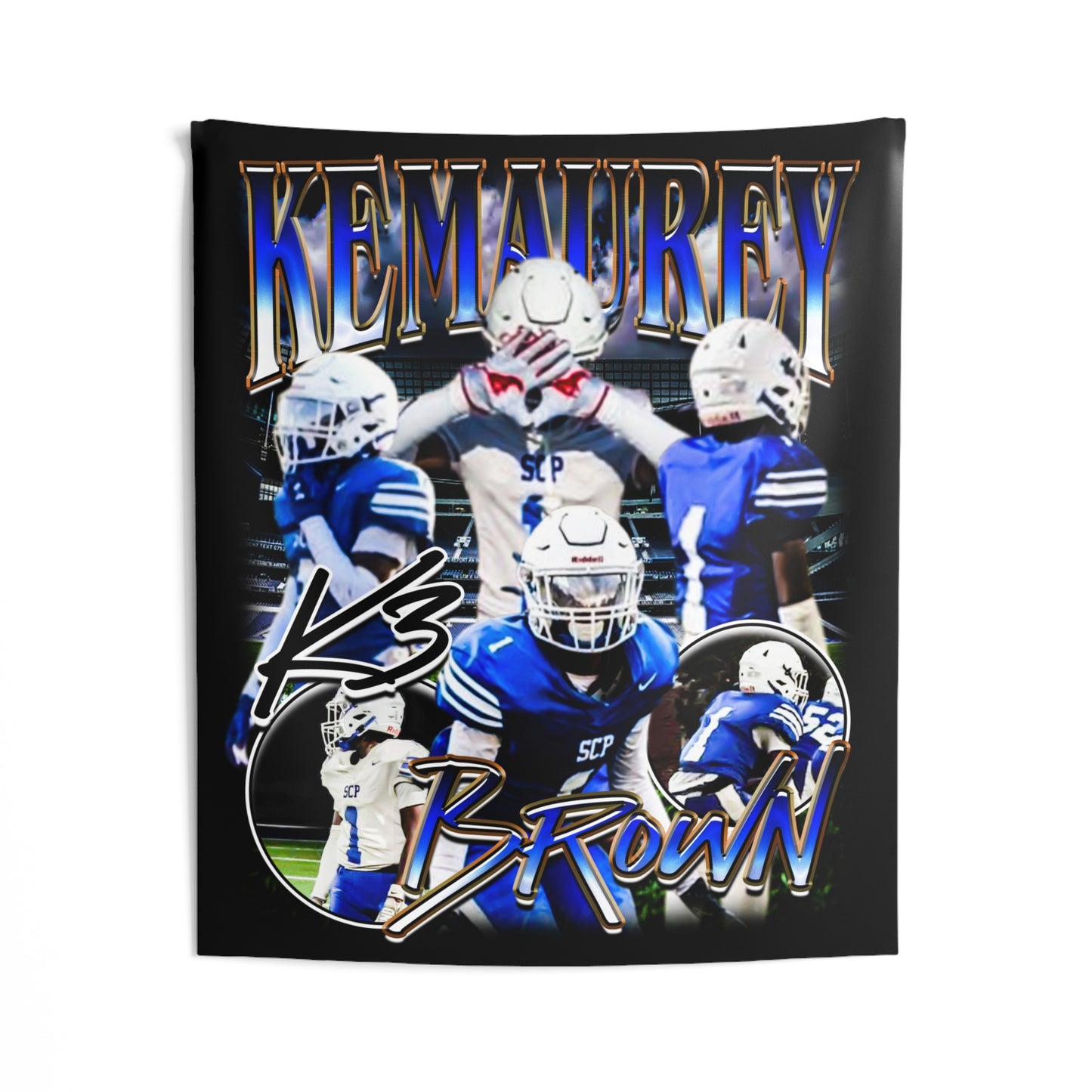 Kemaurey Brown Tapestry 50” x 60”
