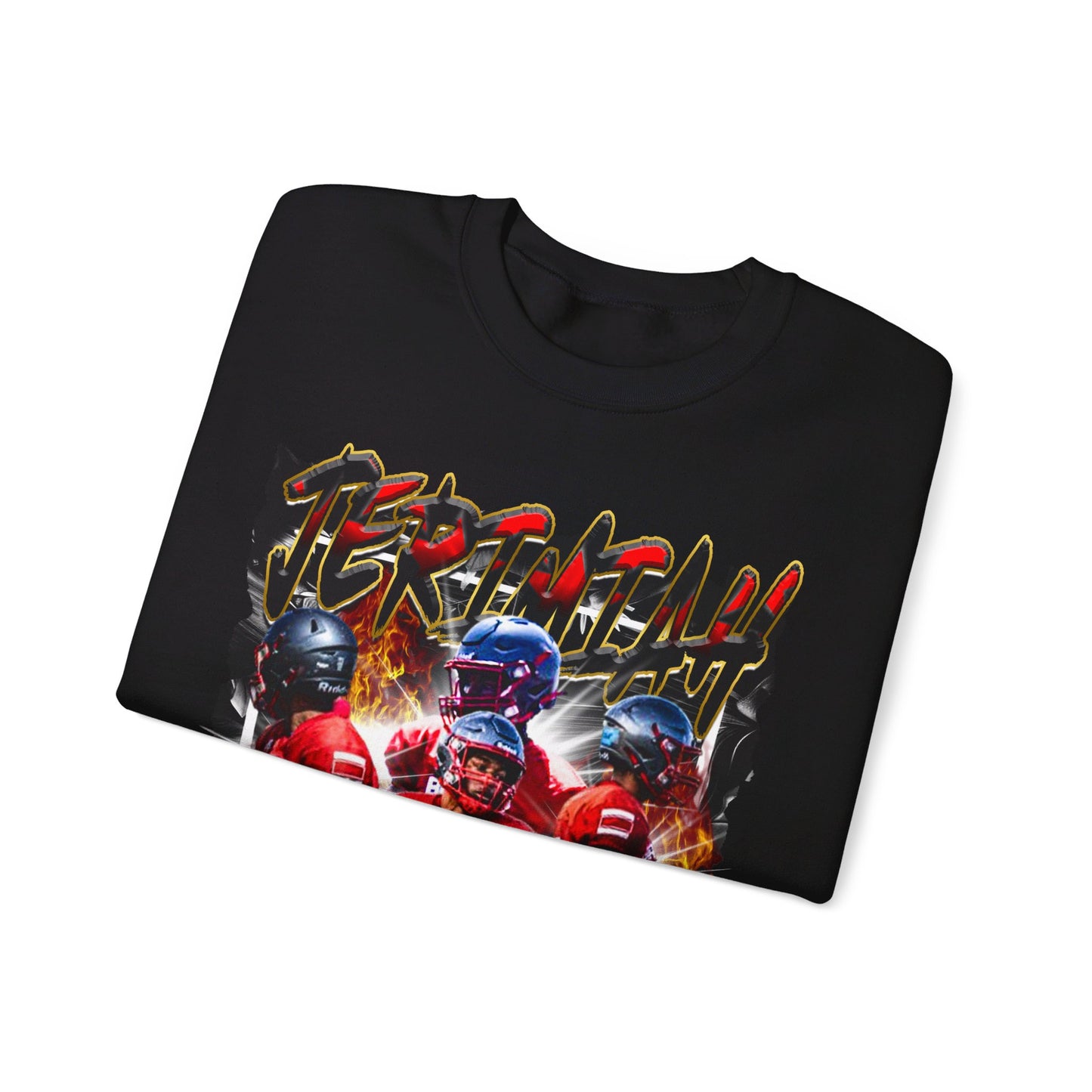 Jerimiah White Crewneck Sweatshirt