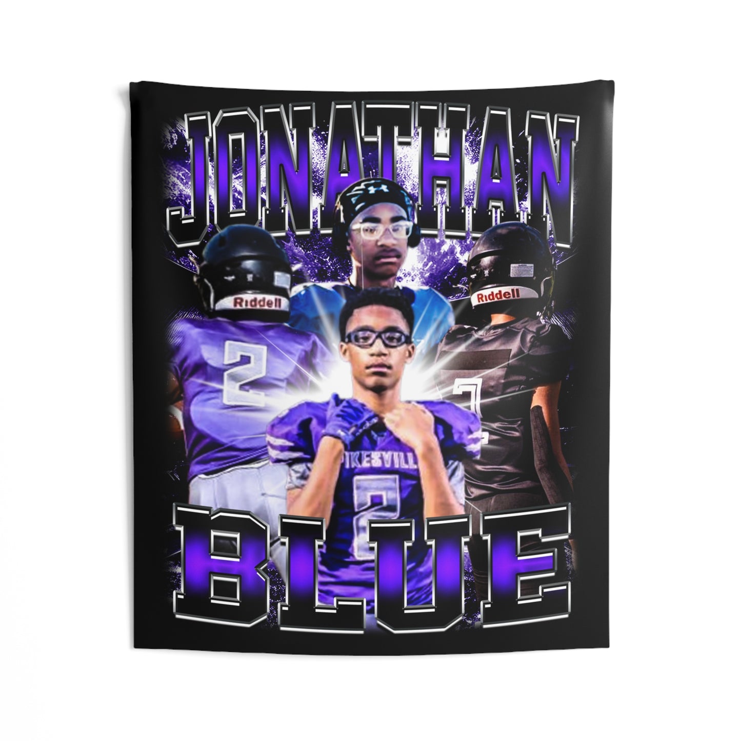 Jonathan Blue Tapestry 50” x 60”