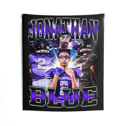 Jonathan Blue Tapestry 50” x 60”