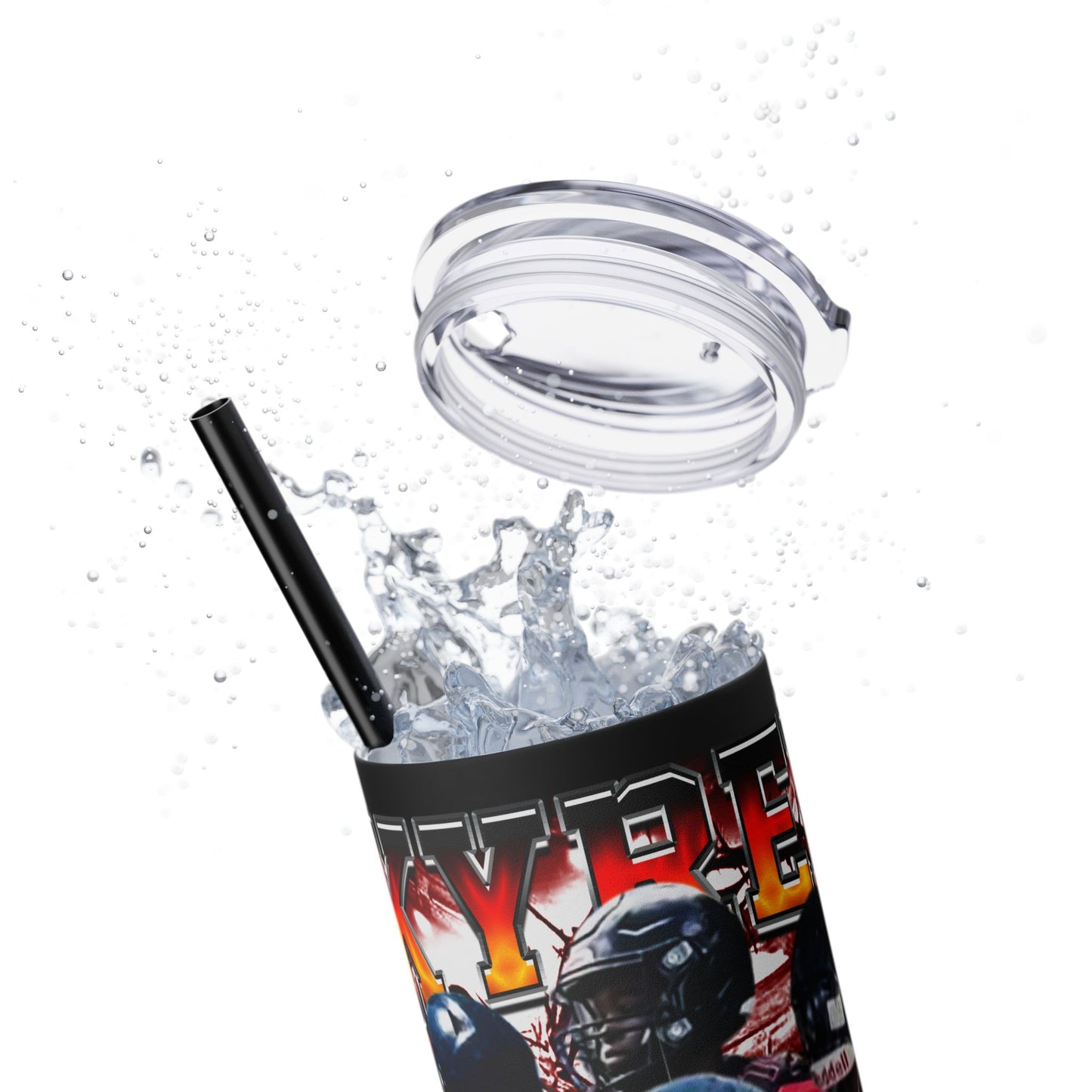 Kyree White Stainless Steal Tumbler