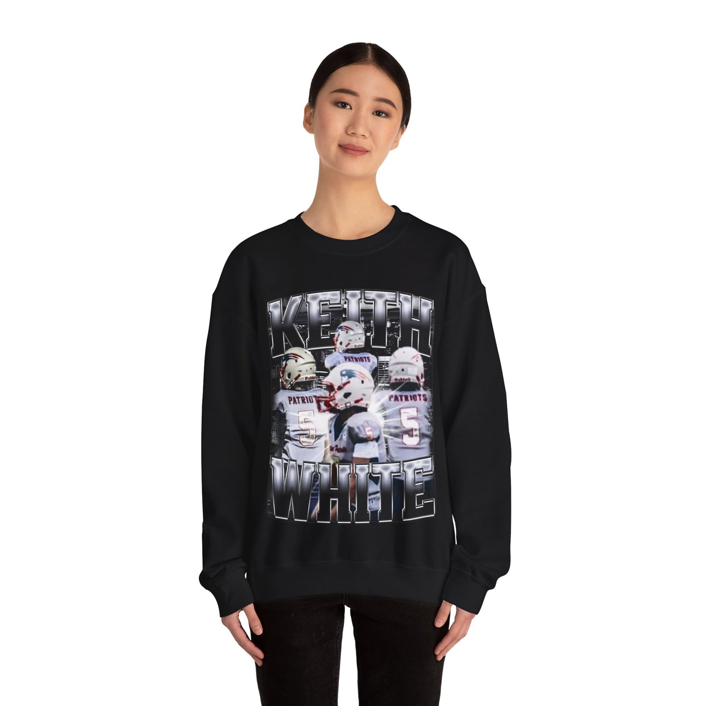 Keith White Crewneck Sweatshirt