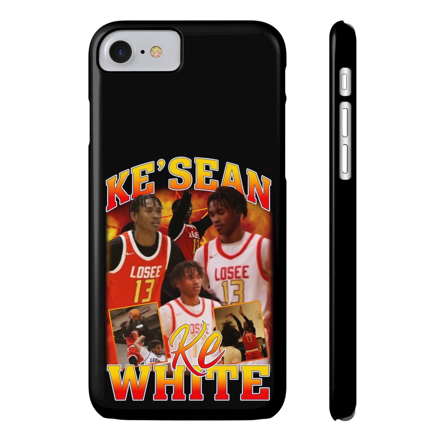 Ke'sean White Phone Case