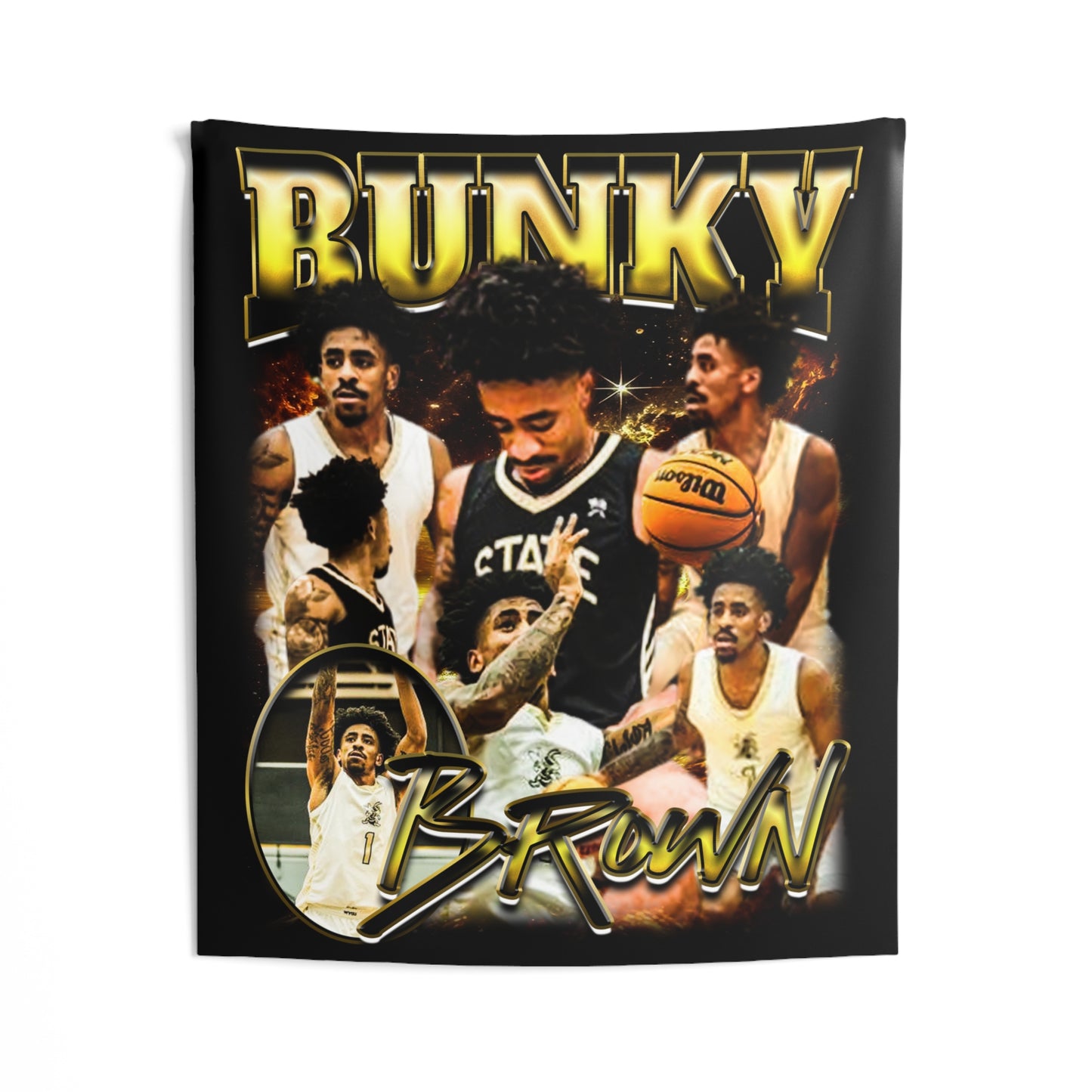 Bunky Brown Tapestry 50” x 60”