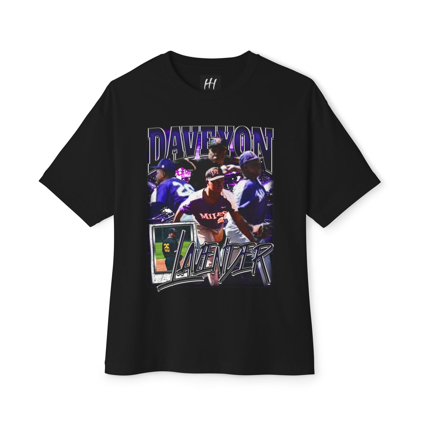 Daveyon lavender Oversized Tee