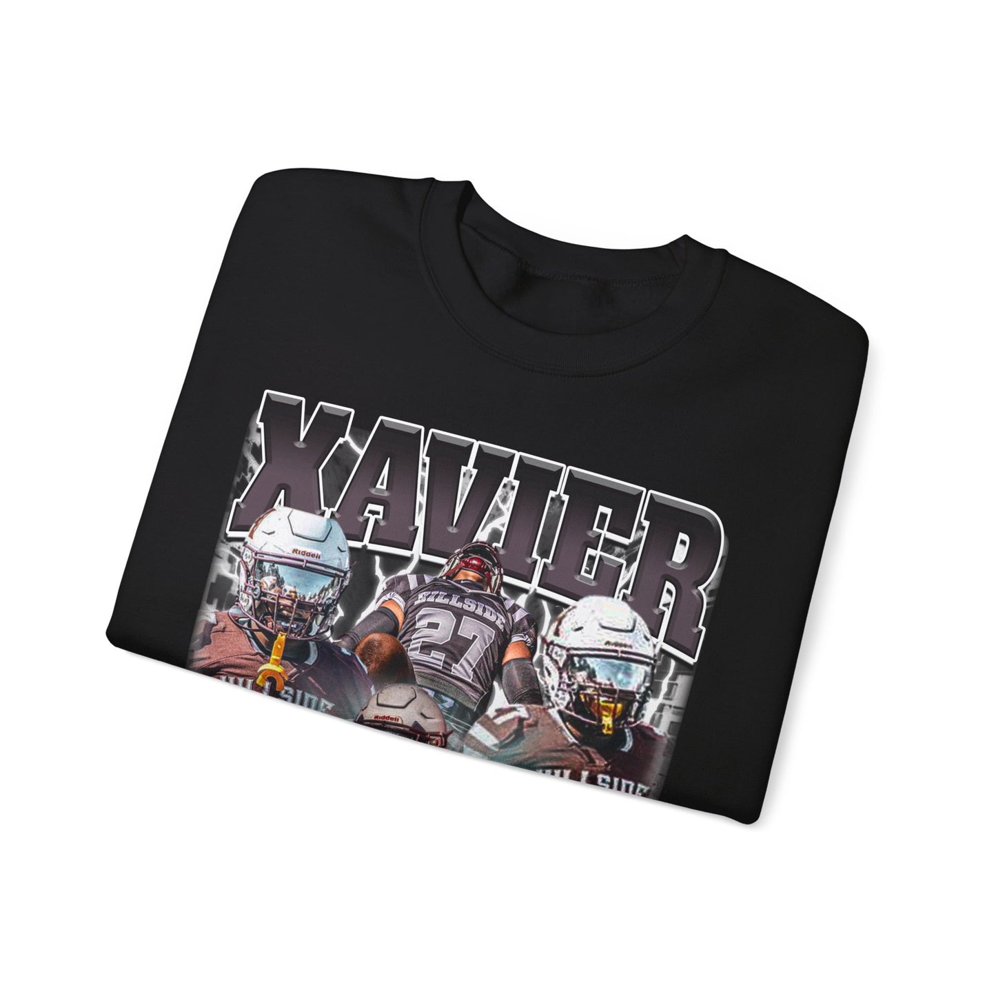 Xavier Brown Crewneck Sweatshirt