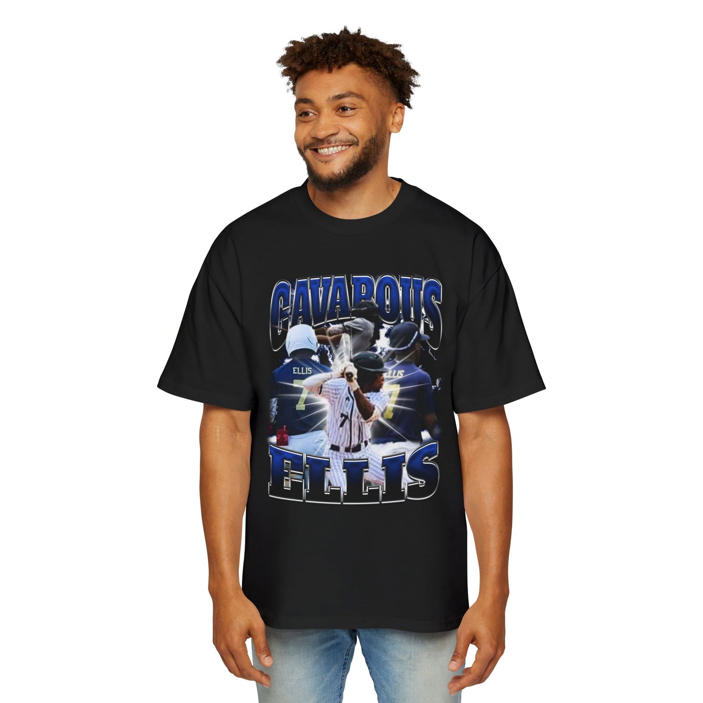 Cavarous Ellis Oversized Retro Tee