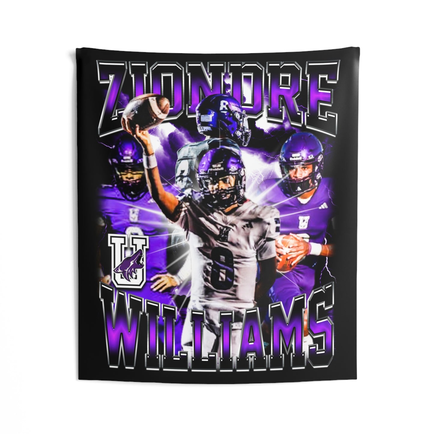 Ziondre Williams Tapestry 50” x 60”
