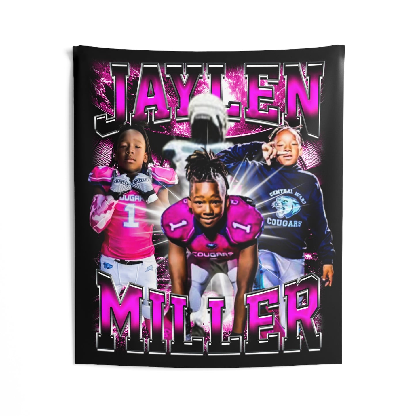 Jaylen Miller Tapestry 50” x 60”