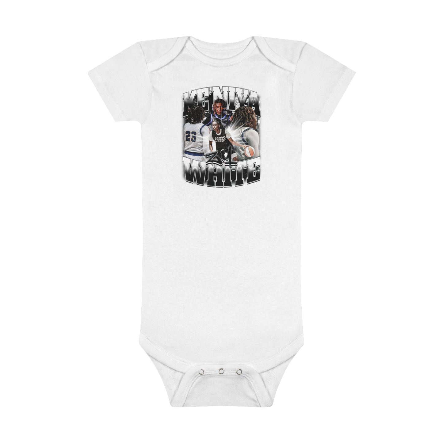 Ke'niya White Baby Onesie®
