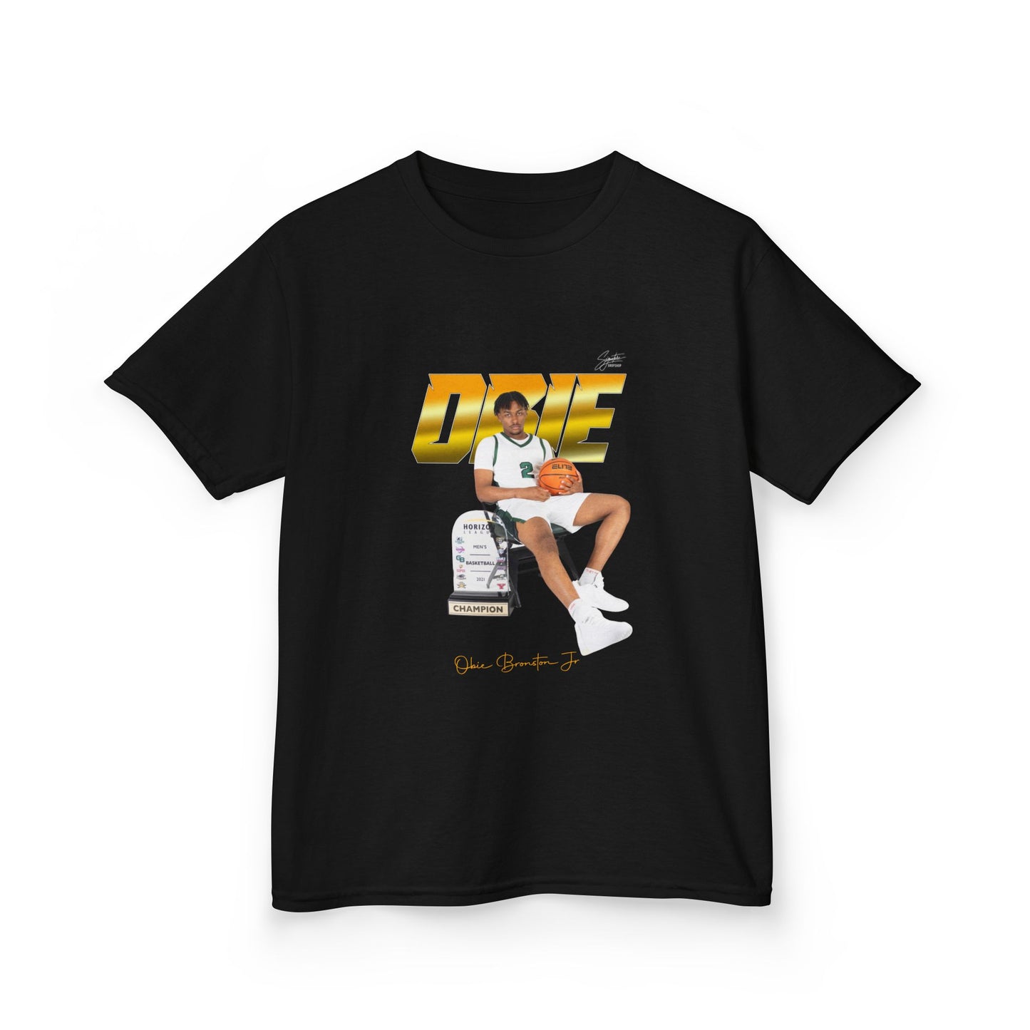 Obie Bronston Jr Youth Heavy Cotton Tee
