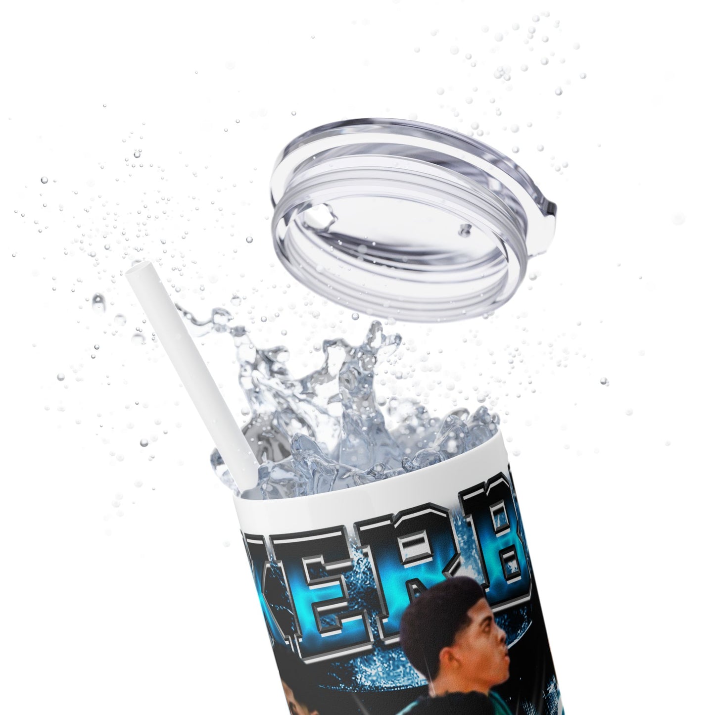 Kerby Cherilus Stainless Steal Tumbler